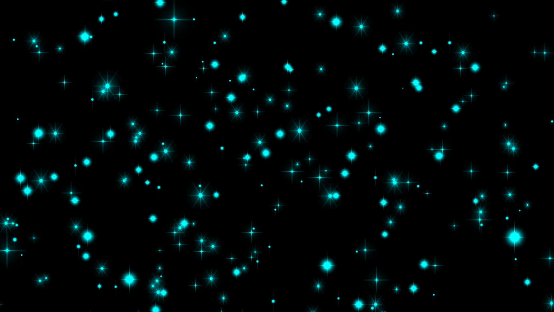 1920x1080 ... Cyan Stars Particle (Free background 1920-1080) by Adamantis-AM