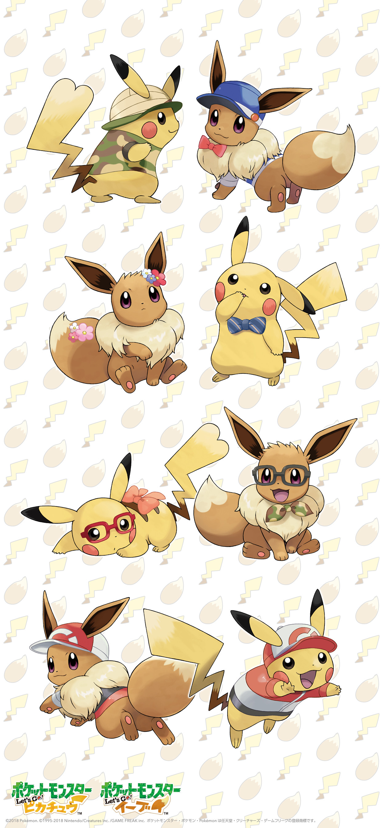 1242x2688 Download This Pokemon Let's GO Pikachu/Eevee Wallpaper For Your PC And  Smartphone