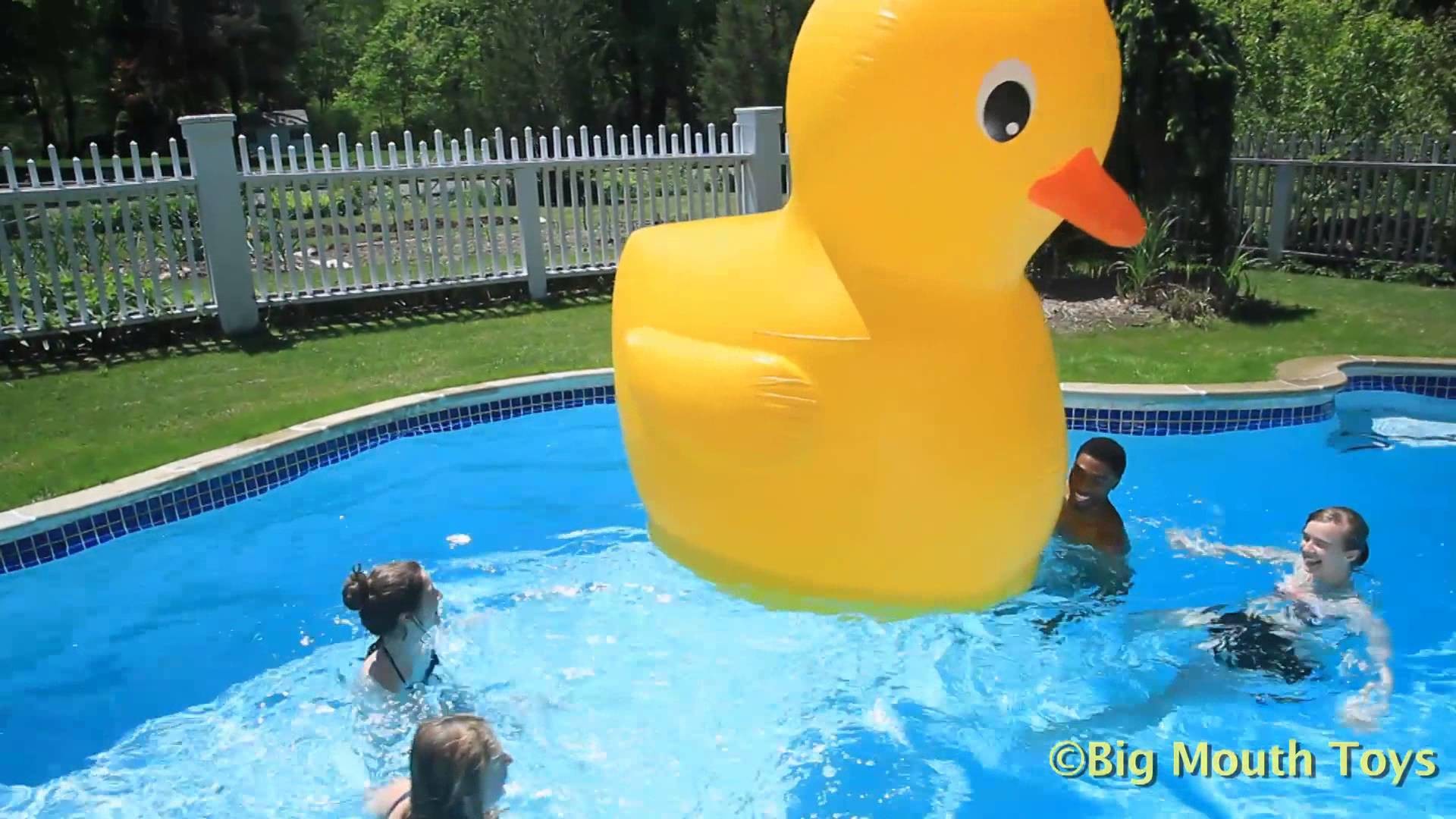 1920x1080 BigMouth - Inflatable Pool Float - Giant Rubber Ducky