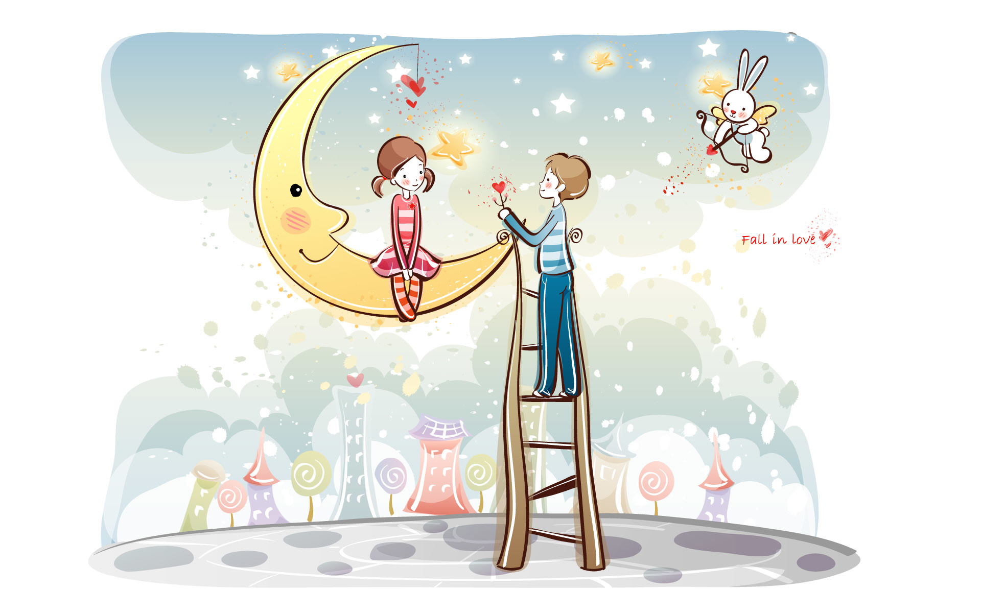 1920x1200 young-love--valentine-cute-couple-illustrations-love-rainbow--valentine -couple-valentines-day-illustrations-97516.jpg (640Ã400) | Pinterest |  Couple ...