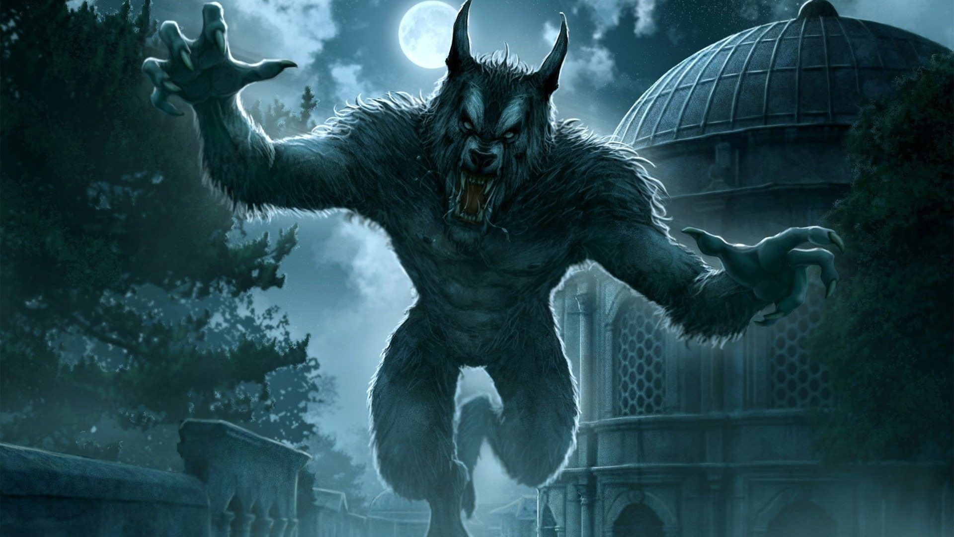 1920x1080 Werewolf Vs Vampire Wallpaper Hd