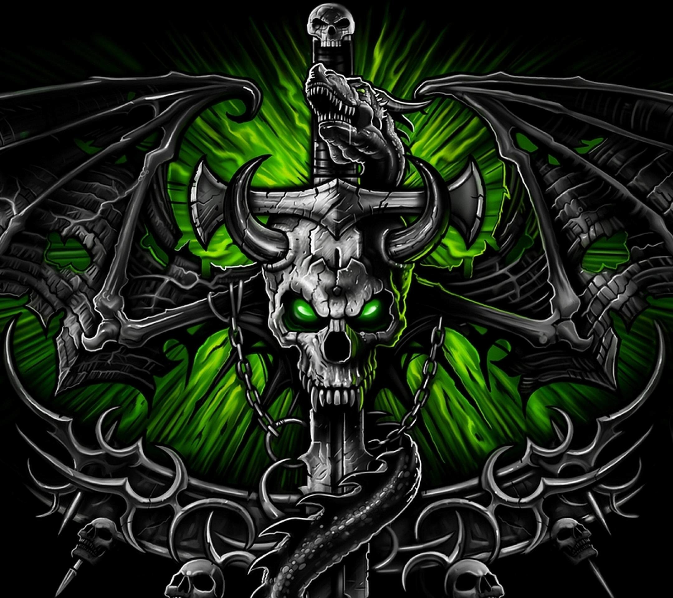 2160x1920 Search Results for “black and green skull wallpaper” – Adorable Wallpapers