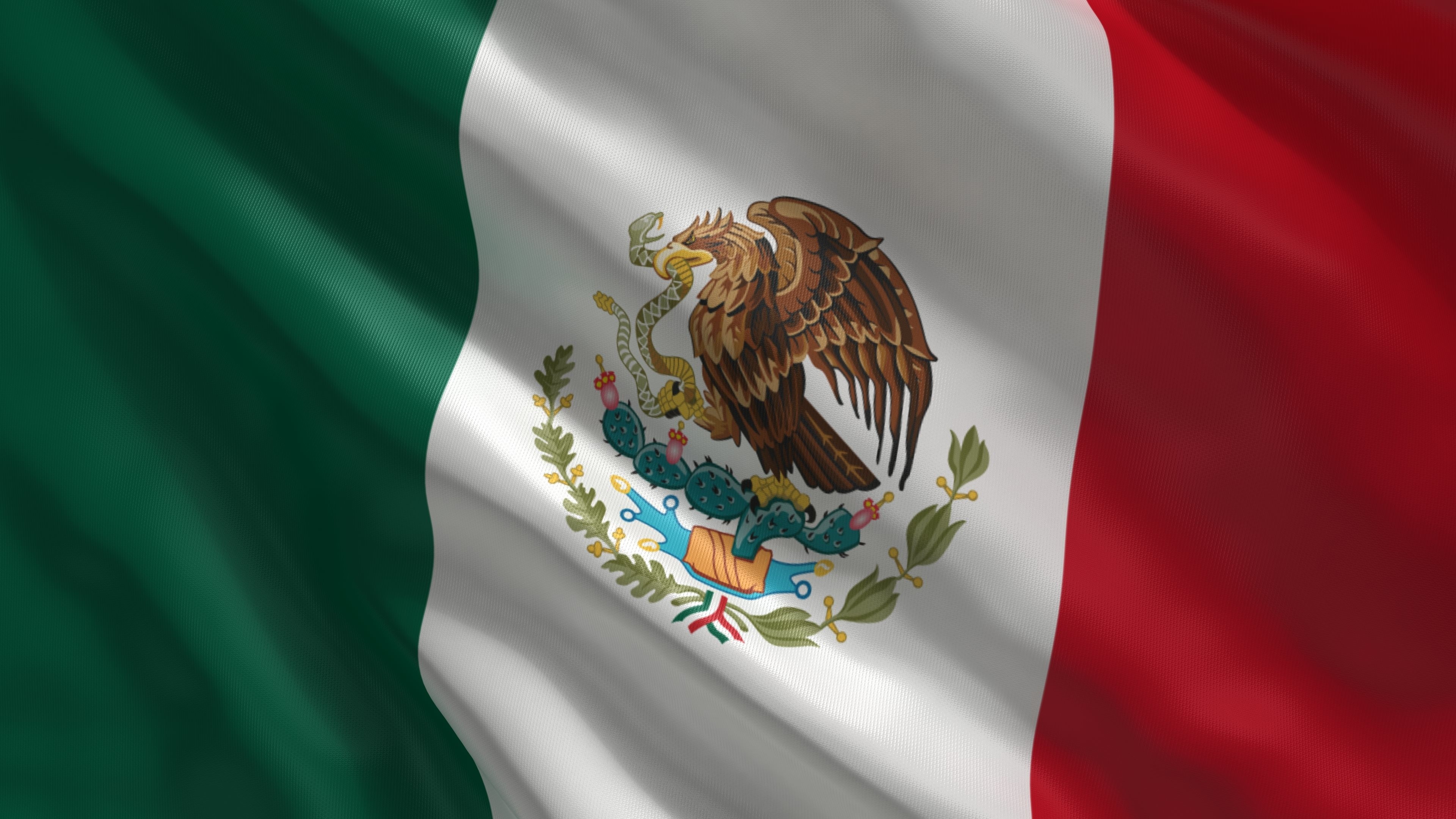 3840x2160 Download 4k wallpapers Mexican flag, Mexico, flag of Mexico, South America  for desktop with resolution . High Quality HD 4k images wallpapers