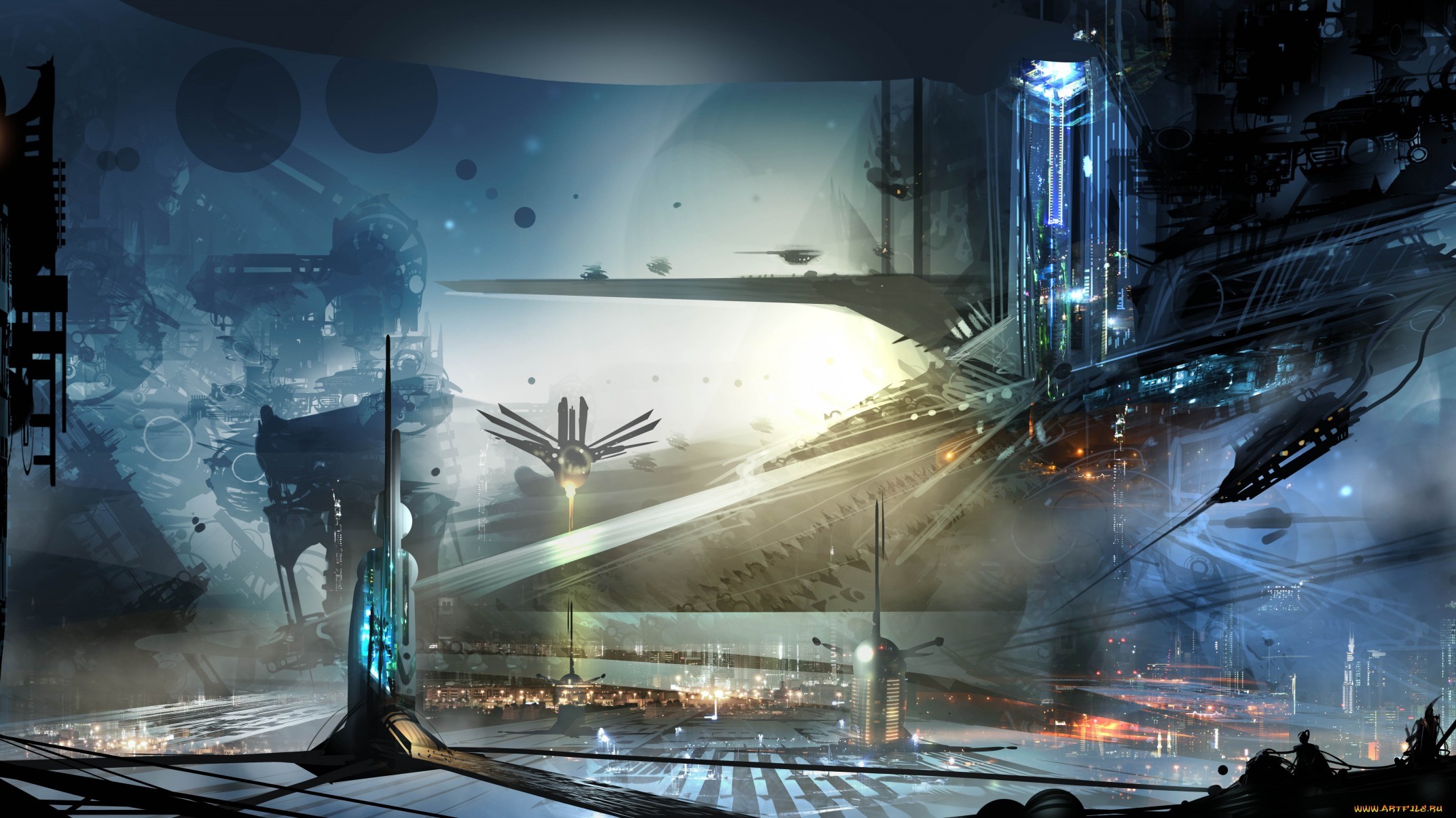 Sci Fi City, fi, city, Sci, future HD wallpaper | Pxfuel