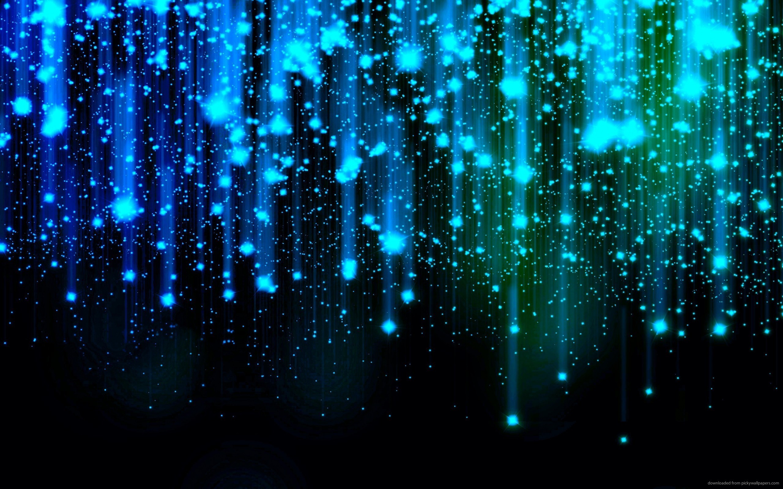 2560x1600 Neon Lights Falling for 