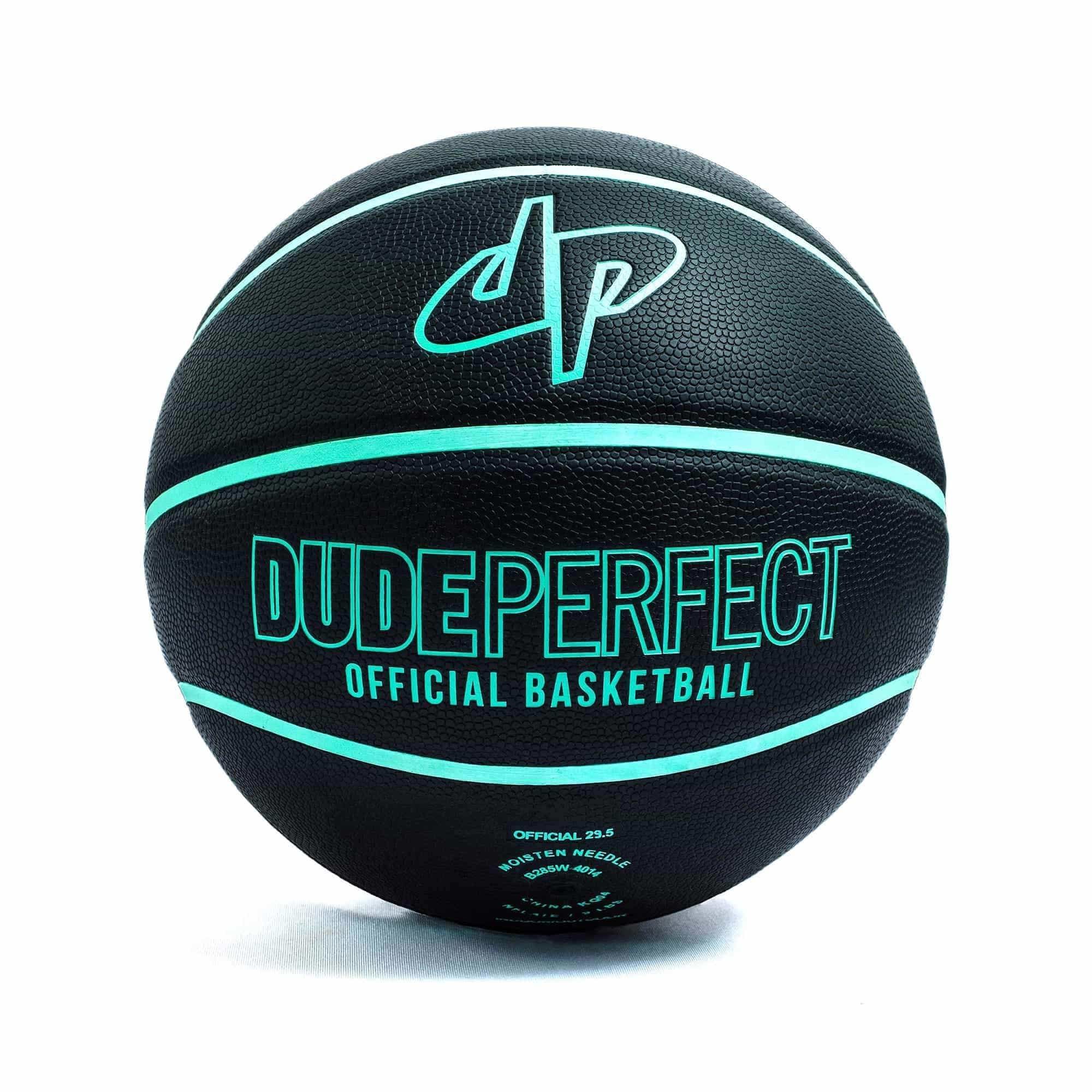 2000x2000 Dude Perfect Official Basketball // Black + Green