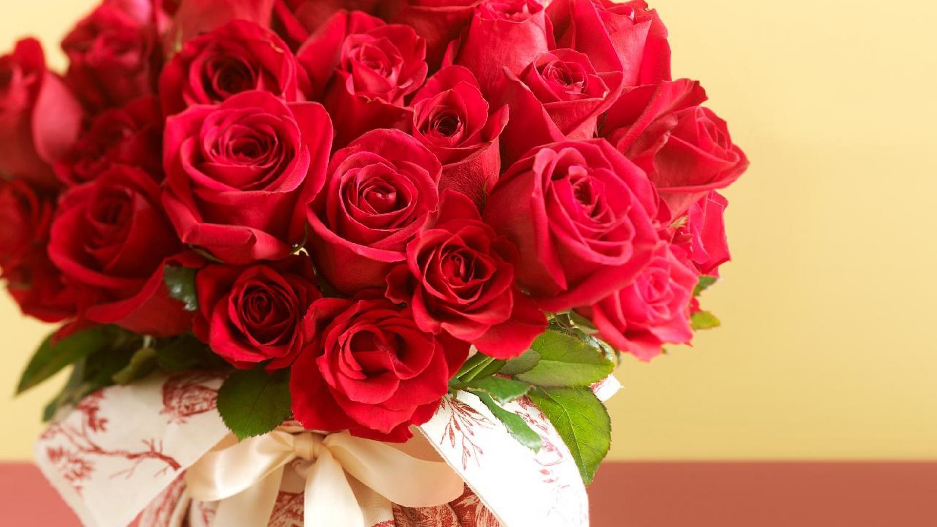 1920x1080 Valentines For > Beautiful Red Roses Wallpapers For Desktop