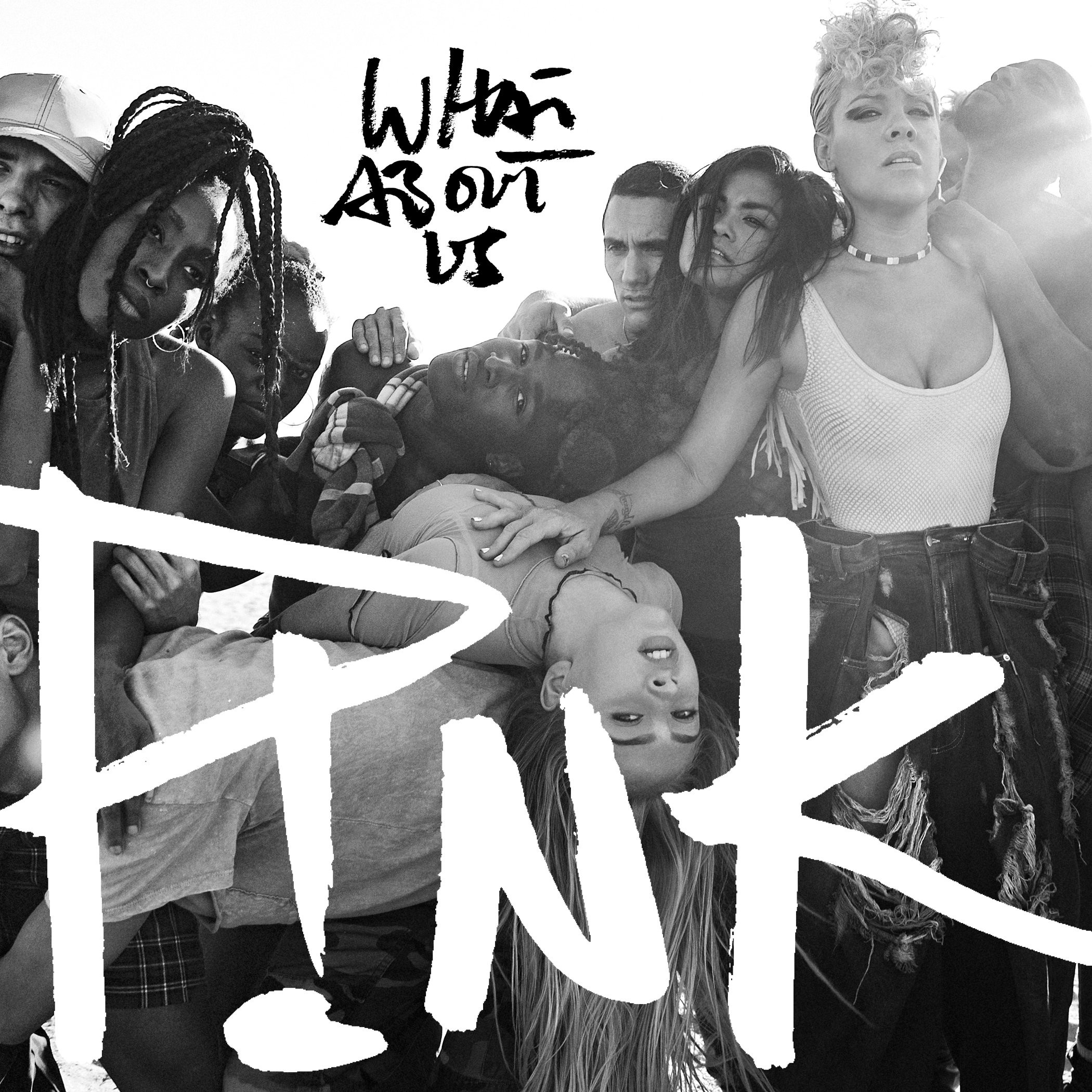 2100x2100 PINK - What About Us (Single, VÃ 11.08.2017) ...