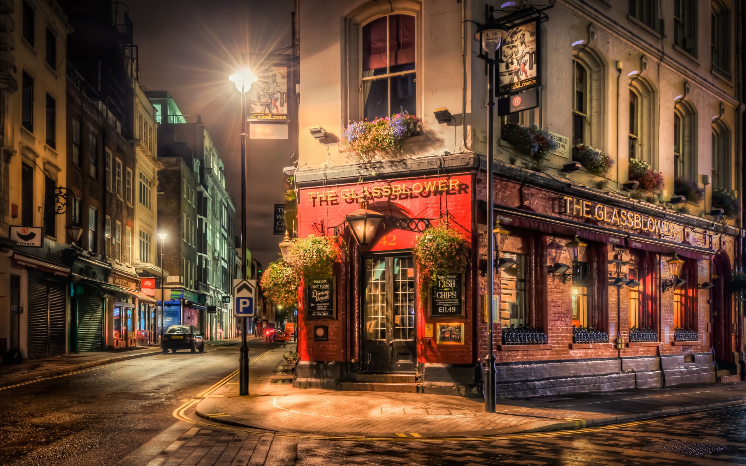 2560x1600 4K HD Wallpaper: The Brewer Pub in London