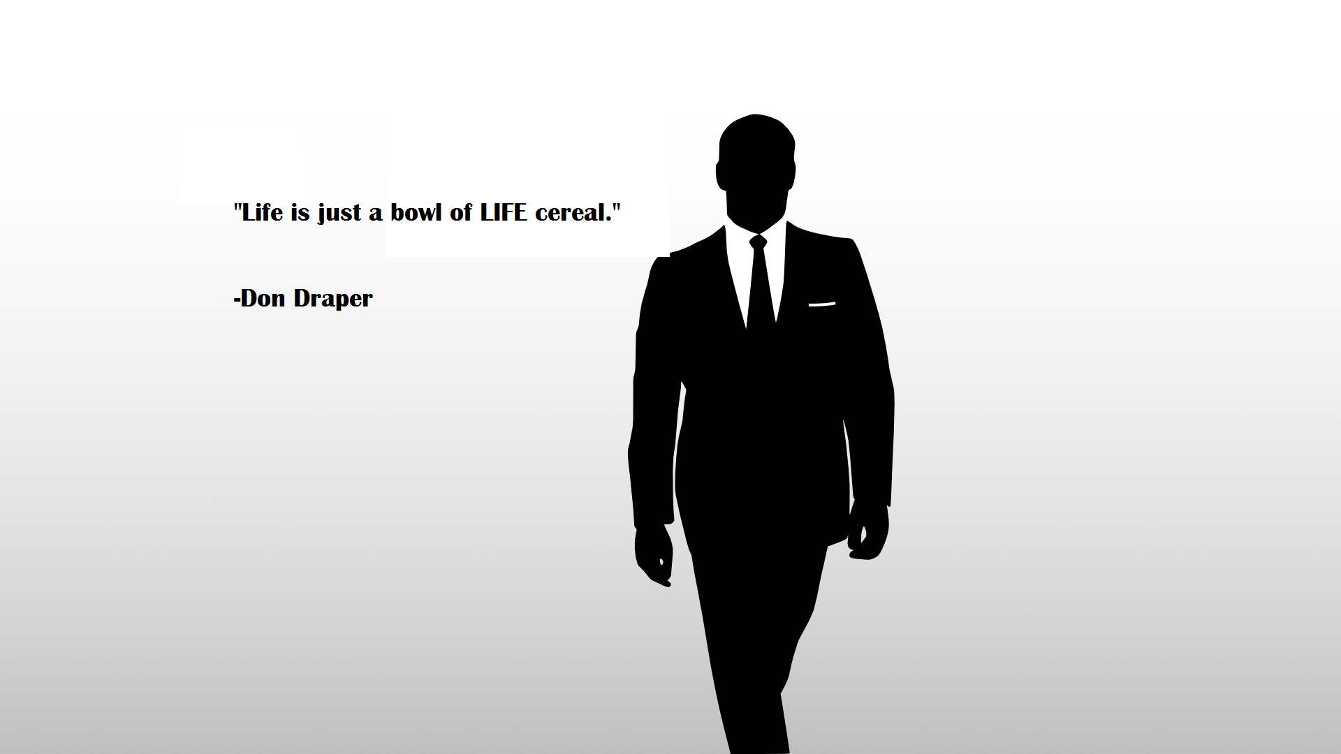 1920x1080 Made a wallpaper of a seriously underrated Don Draper quote.