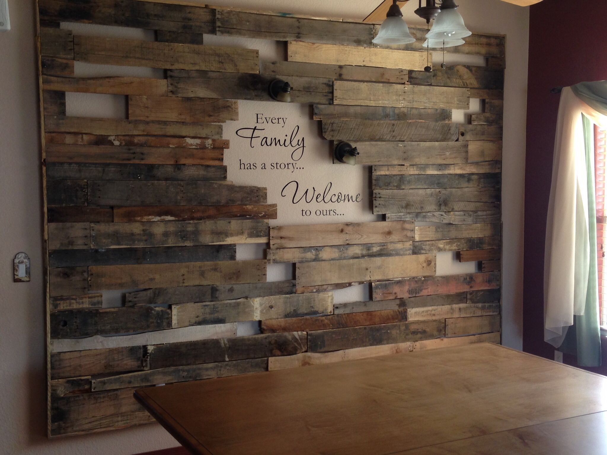2048x1536 How to Create a Wood Pallet Accent Wall Ideas Wall decor living room  Wallpaper accent wall Wood accent wall Accent walls in living room Wood  accent wall ...