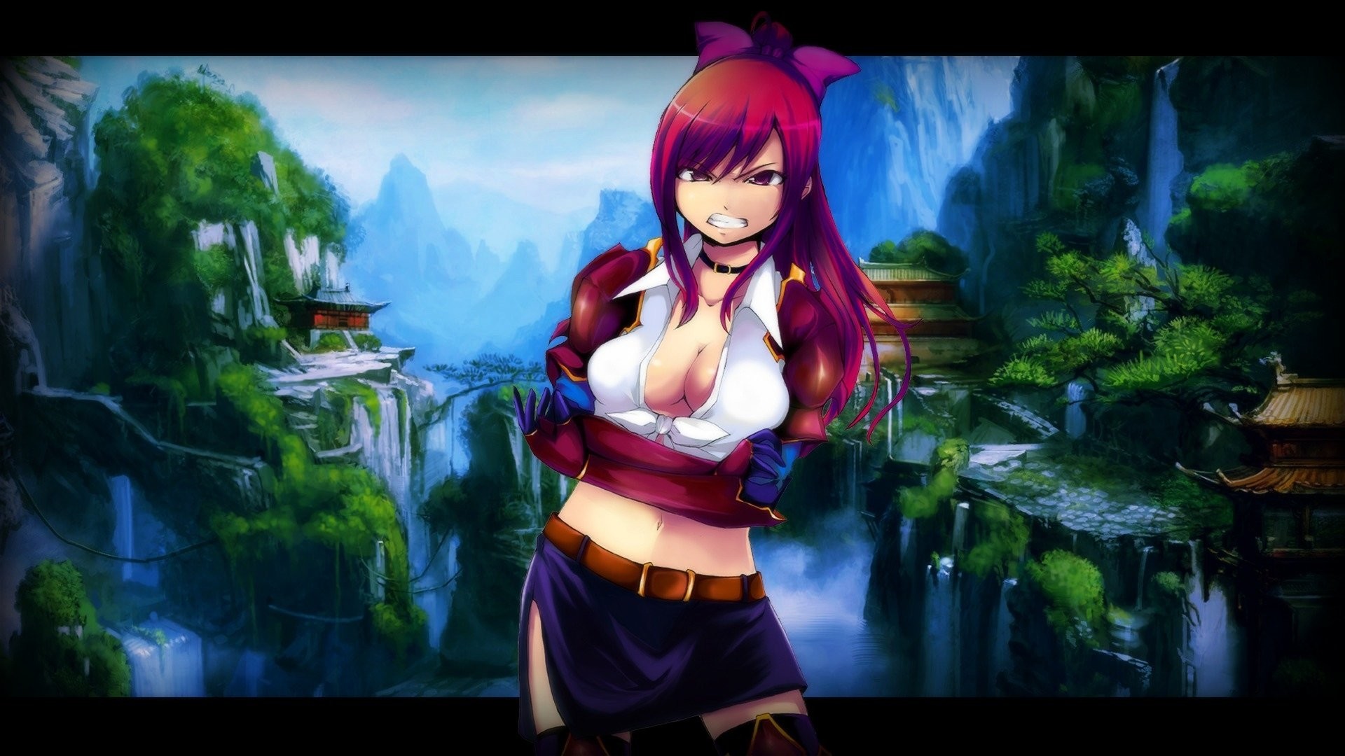 1920x1080 Anime - Fairy Tail Erza Scarlet Red Hair Wallpaper