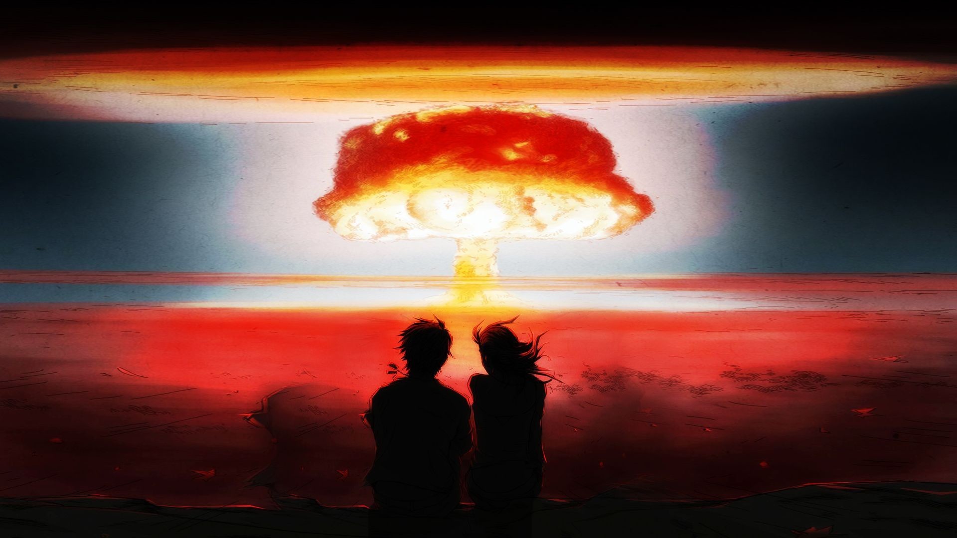 1920x1080 Watching a nuclear explosion wallpaper #17946