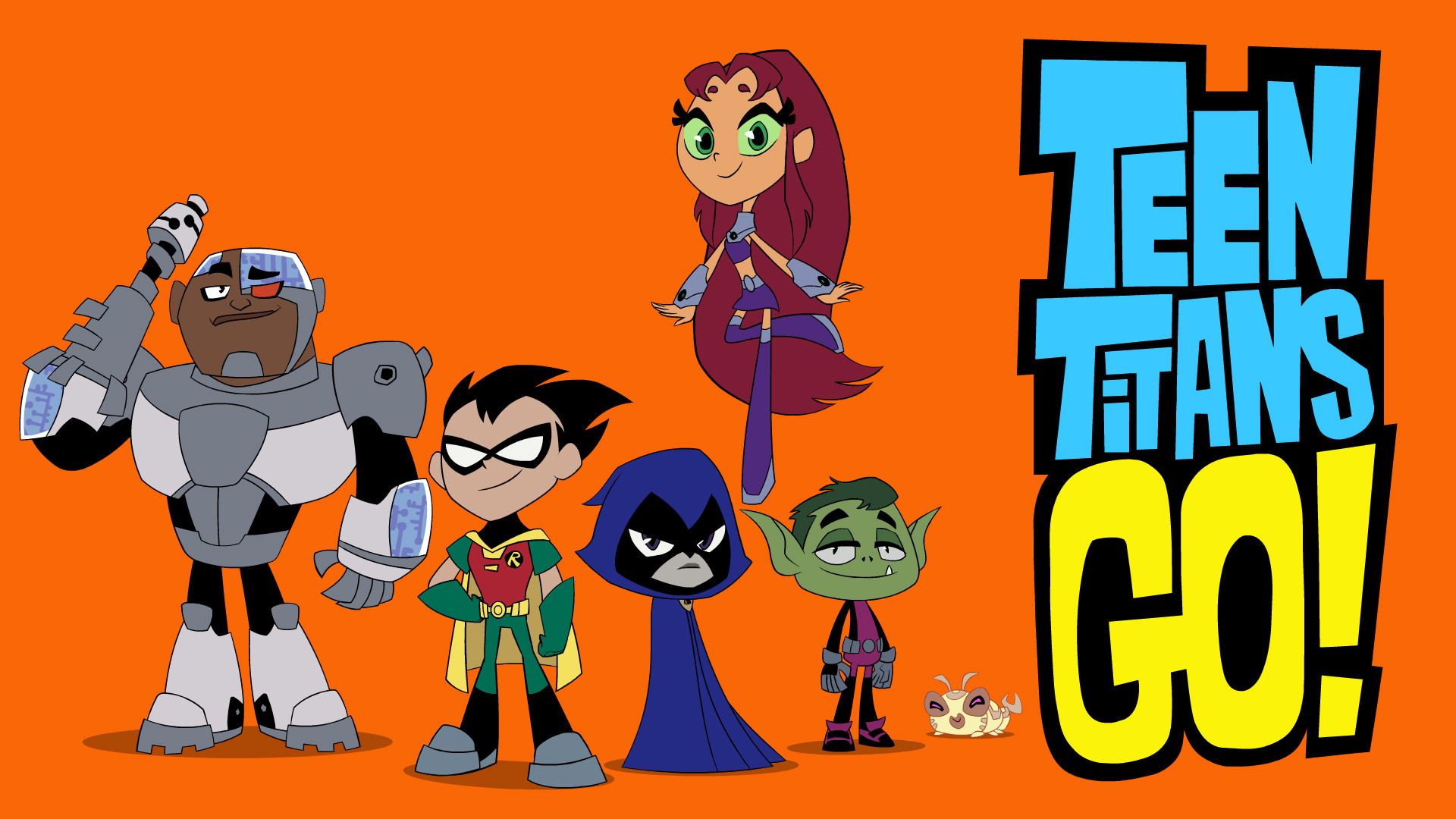 1920x1080 TV Show - Teen Titans Go! Starfire (DC Comics) Cyborg (DC Comics