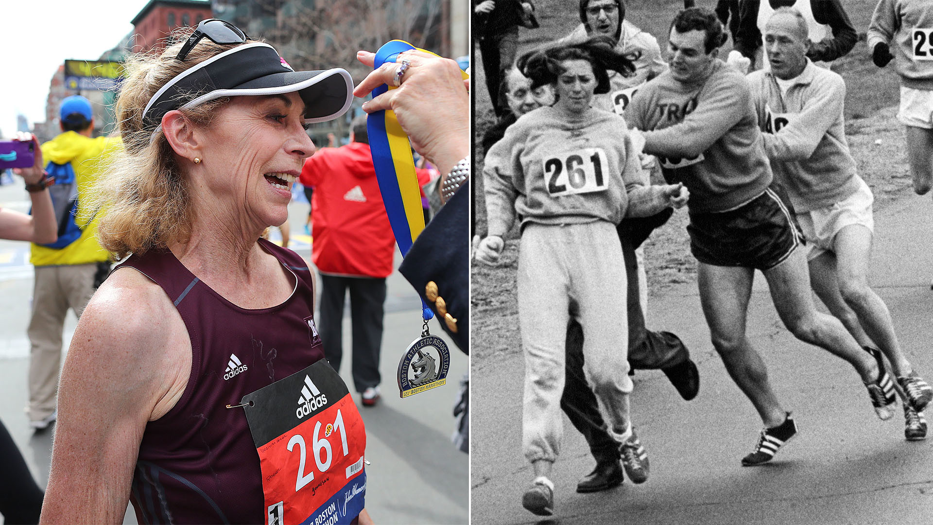 1920x1080 First woman to officially run Boston Marathon does it again 50 years later  - TODAY.com