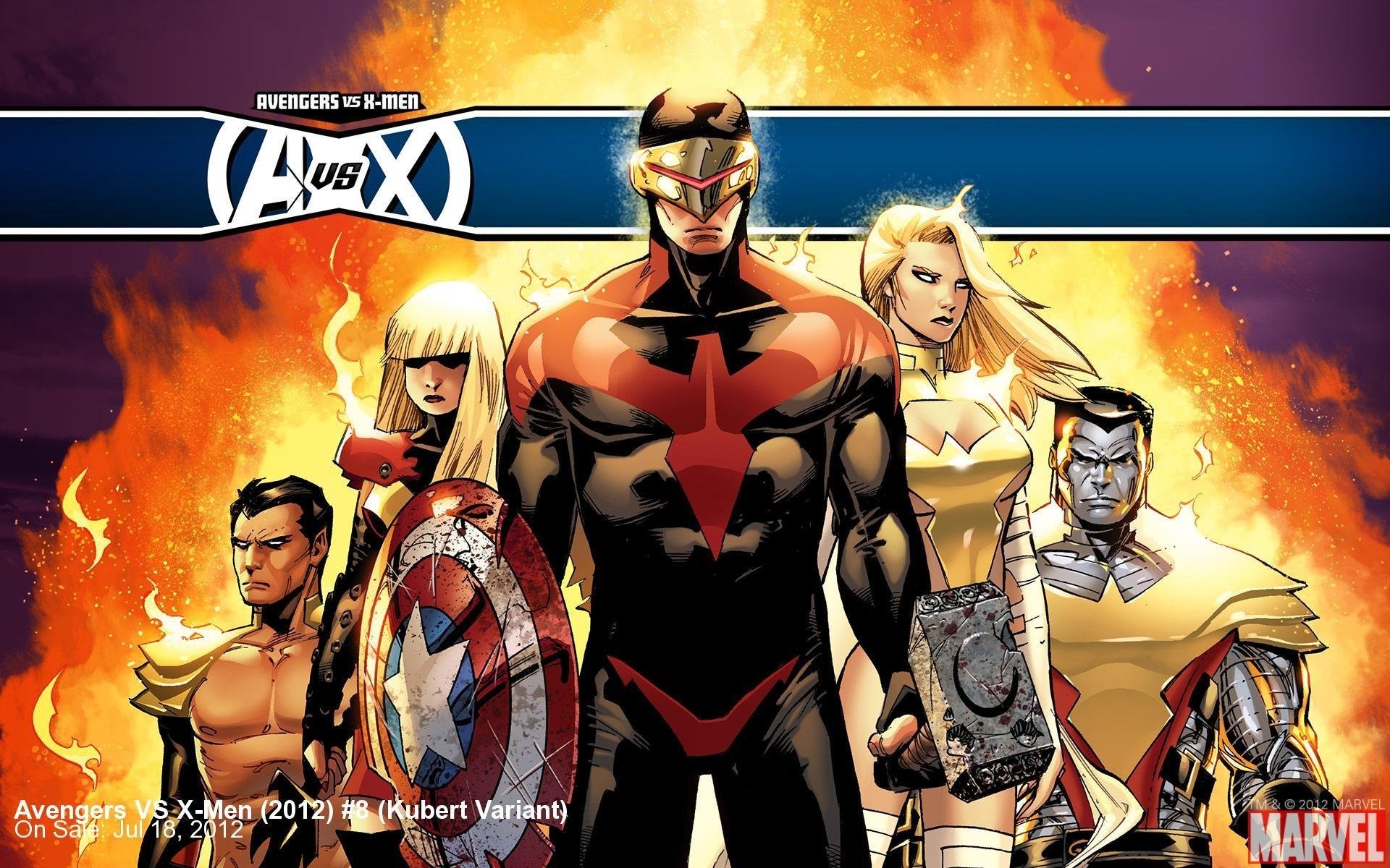 1920x1200 avengers vs x-men emma frost colossus cyclops x-men comics superheroes  mutants
