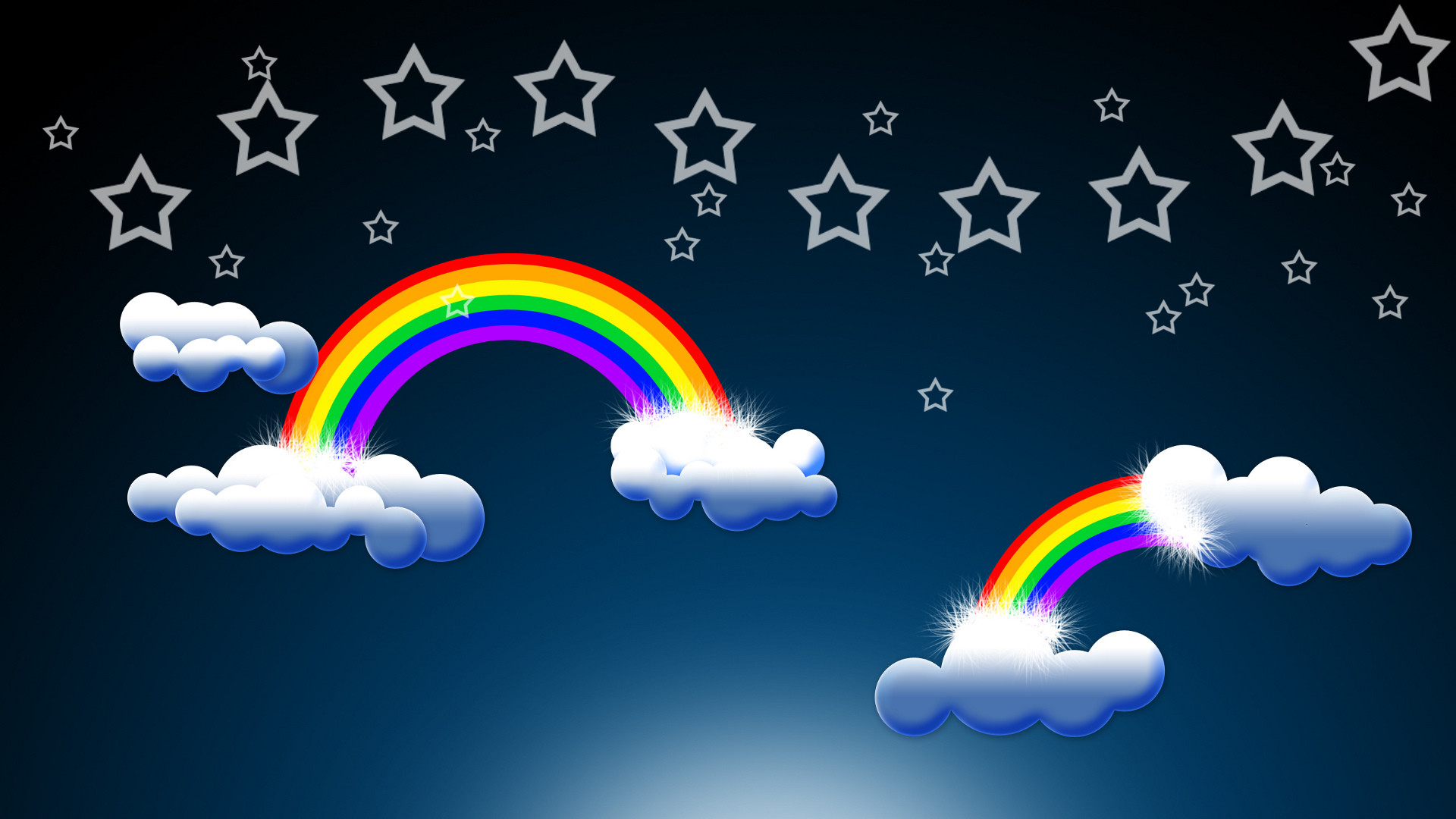 1920x1080 Download: Epic Rainbow and Clouds HD Wallpaper