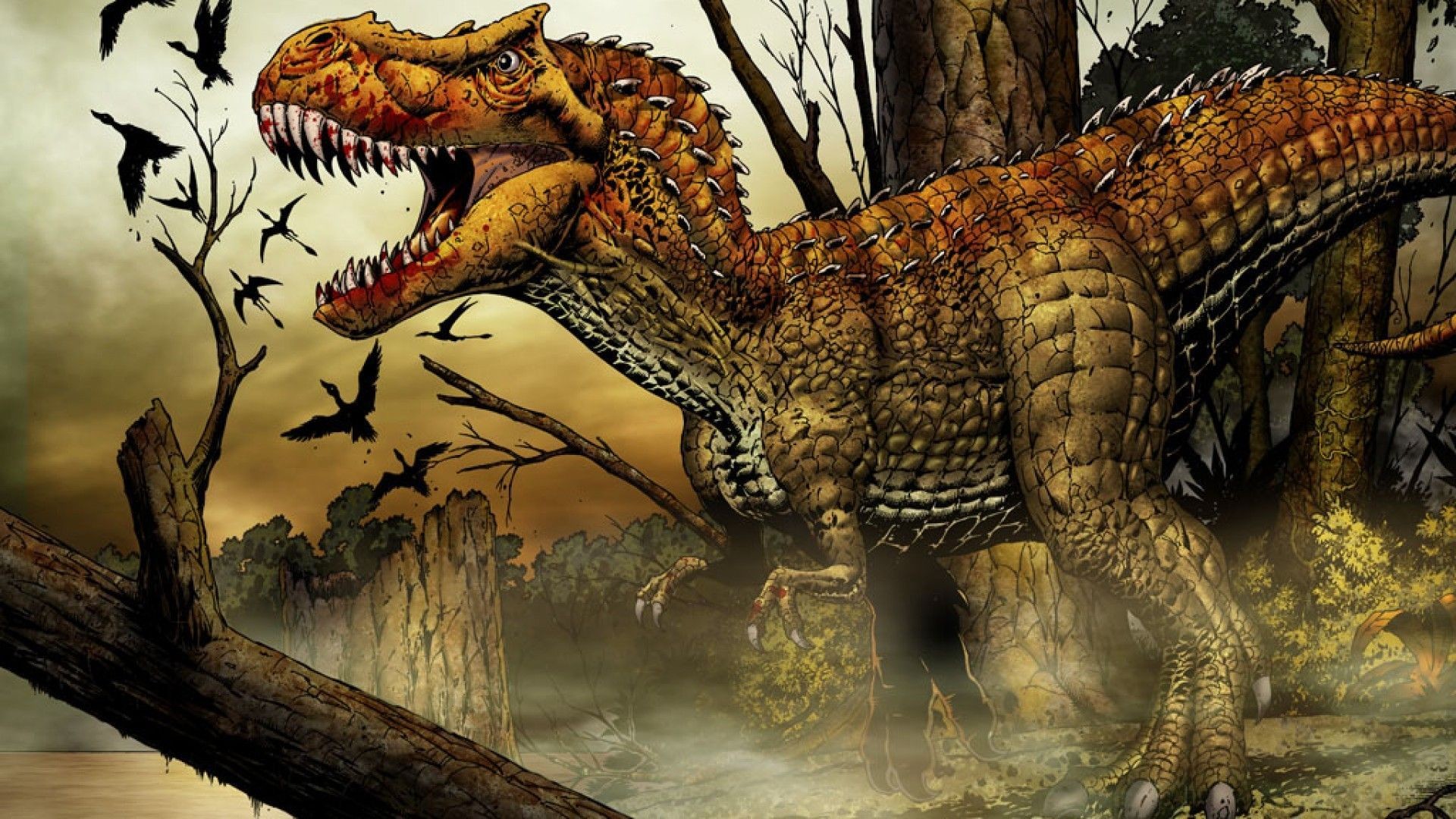 1920x1080 ... Free Jurassic Park T rex Wallpaper Long Wallpapers