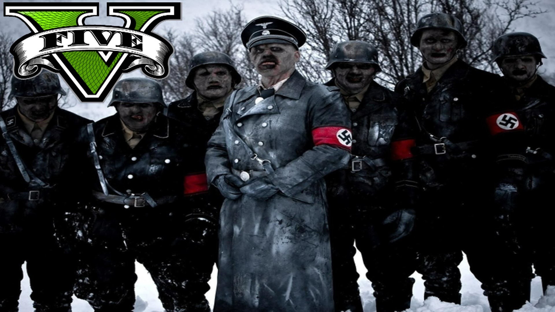 1920x1080 GTA 5 Zombies Mod Kill the Nazi Zombies HAHA music GamePlay