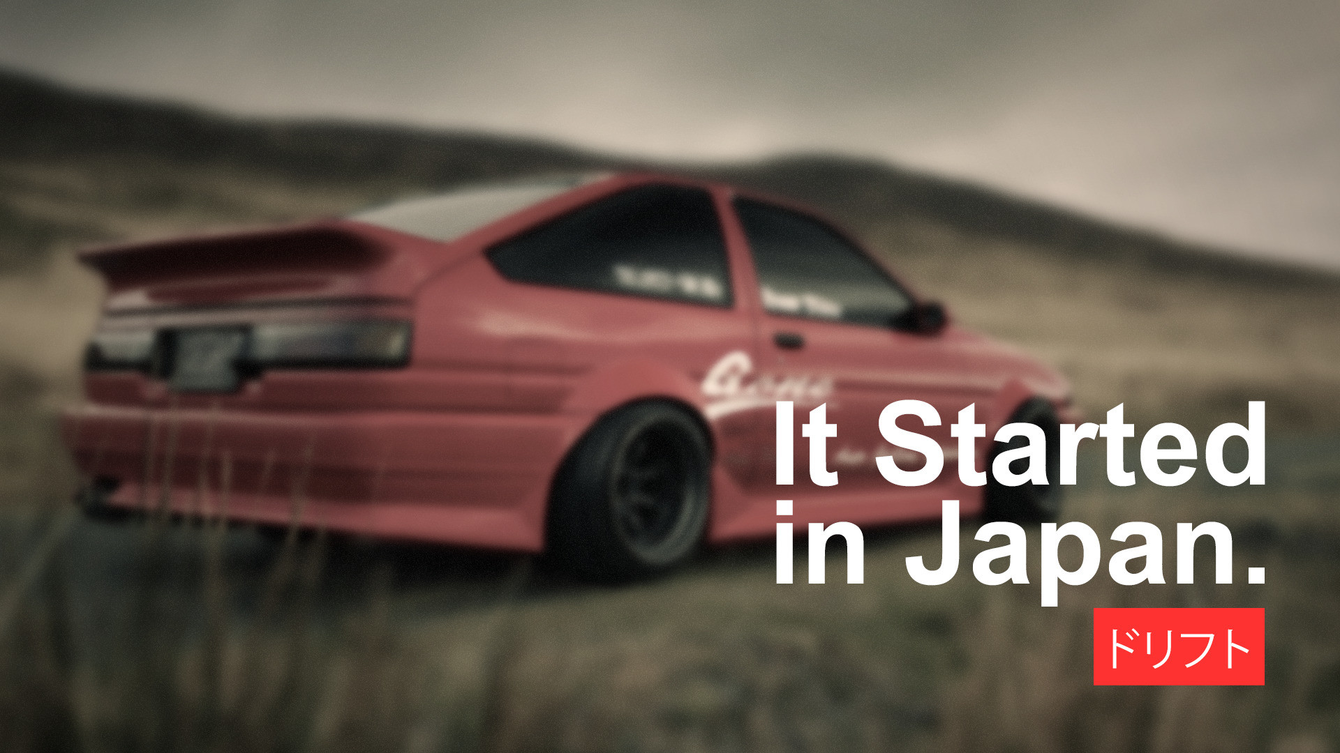 1920x1080 car, Japan, Drift, Drifting, Racing, Vehicle, Japanese Cars, Import,  Tuning, Modified, Toyota, AE86, Toyota AE86, Initial D, It Started In Japan  Wallpapers ...