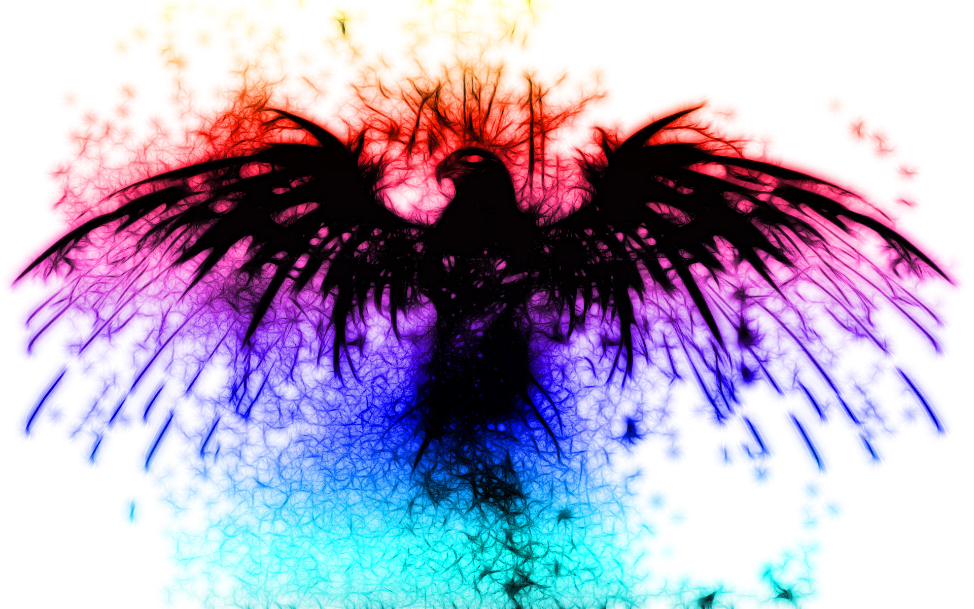 1920x1200 Abstract phoenix bird wallpaper HD.