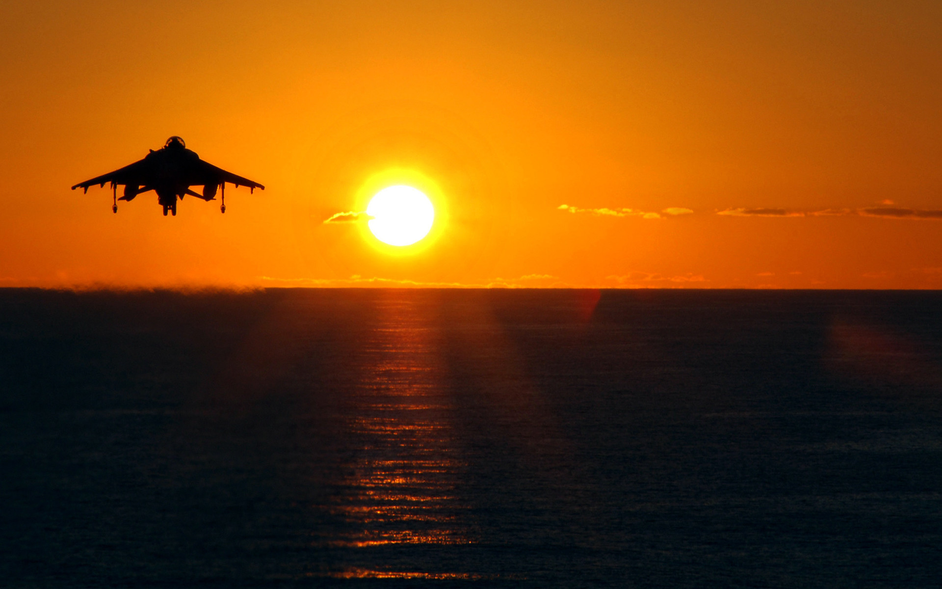 1920x1200 Aircraft AV-8B Harrier Military Sunrise US Marines Corps ...