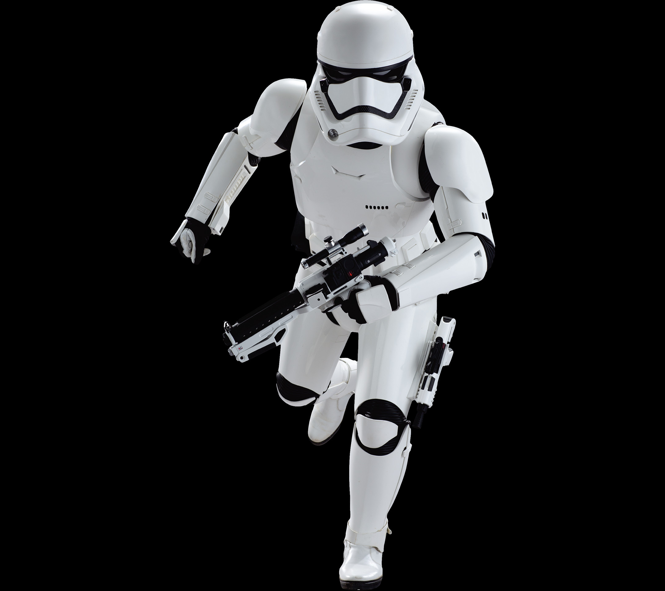 2160x1920 ... Stormtrooper running in Star Wars: Episode VII - The Force A Movie  mobile wallpaper