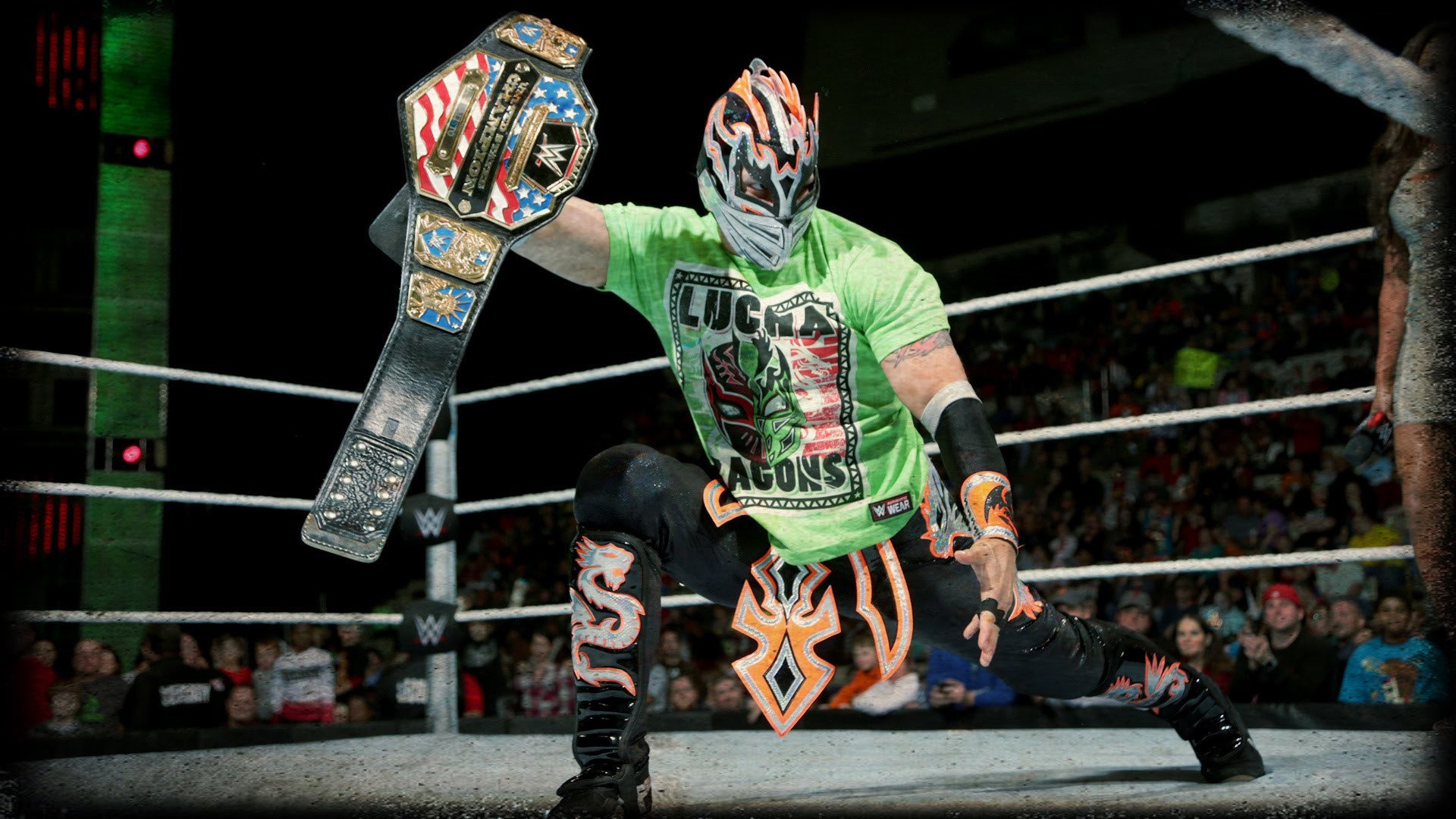 1920x1080 WWE Kalisto in the Ring Wallpapers HD Pictures