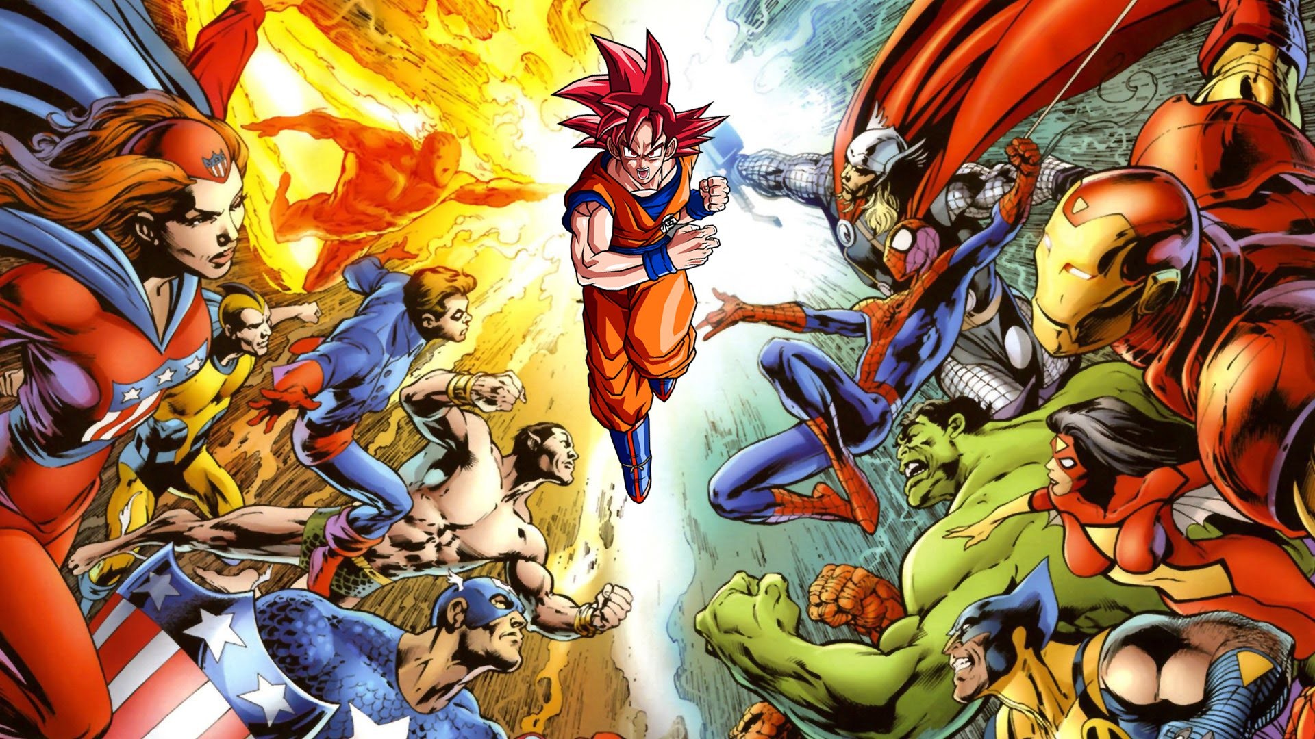 1920x1080 Rate Your Characters Top 88 - DC Comics and Marvel Super Heroes and Dragon  Ball Z / GT (DBZ) = Anime - YouTube
