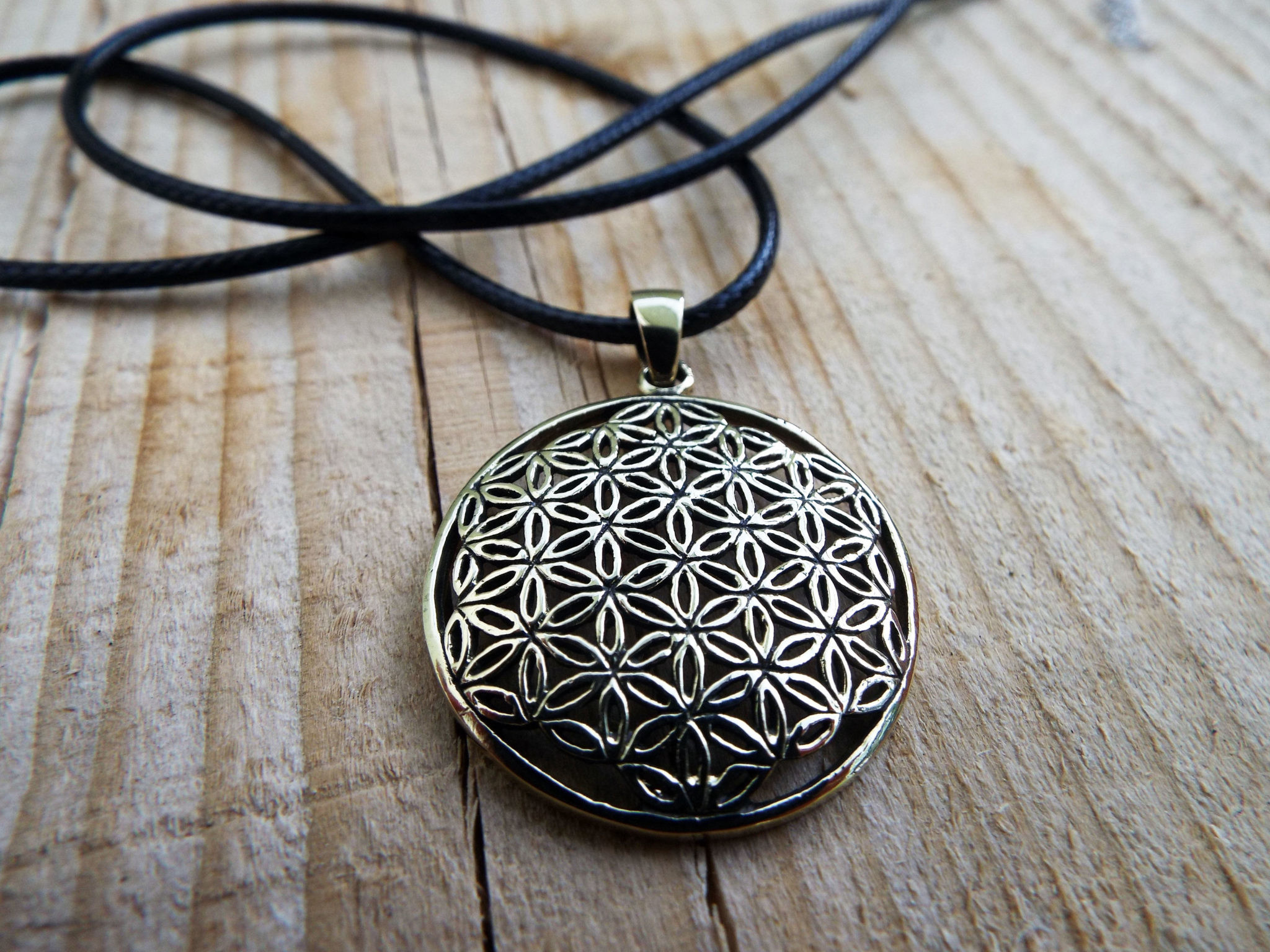 2048x1536 Flower of Life Seed of Life Pendant Handmade Protection Bronze Ancient  Symbol Necklace Jewelry Floral Boho