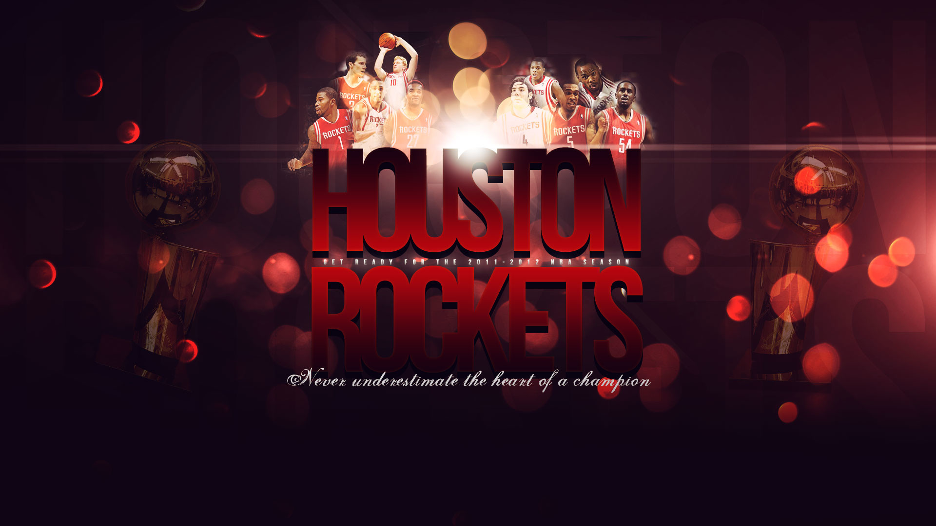 1920x1080 Houston Rockets 2011-12 Season Widescreen Wallpaper