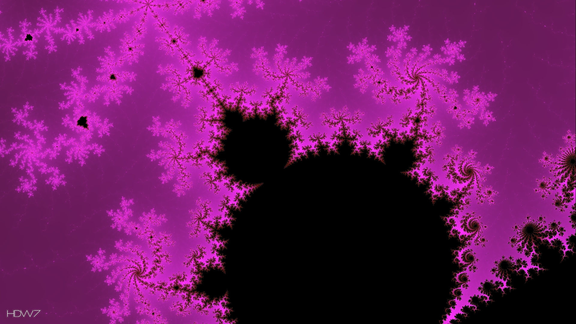 1920x1080 pink abstract fractals mandelbrot  wallpaper