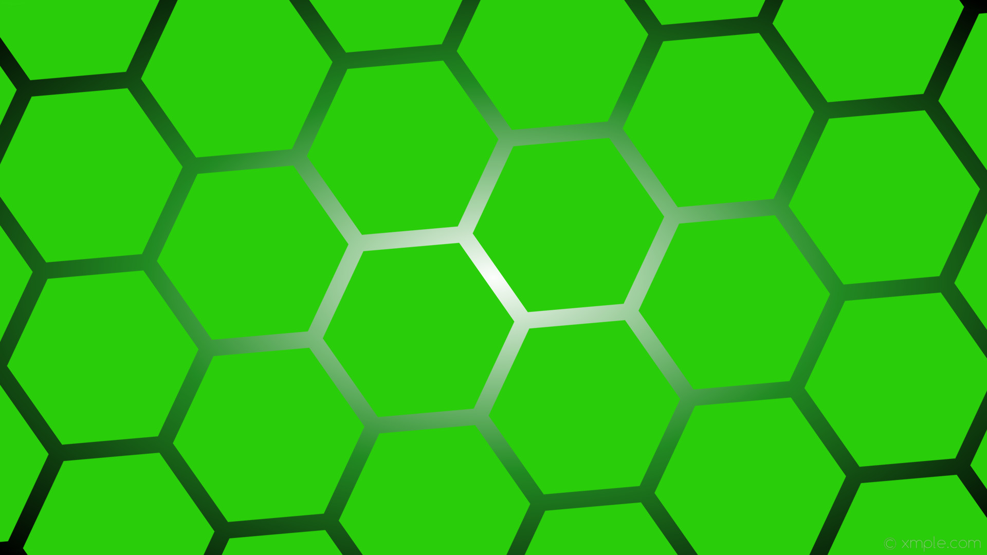 1920x1080 wallpaper black hexagon glow white gradient green forest green #2acd09  #ffffff #228b22 diagonal