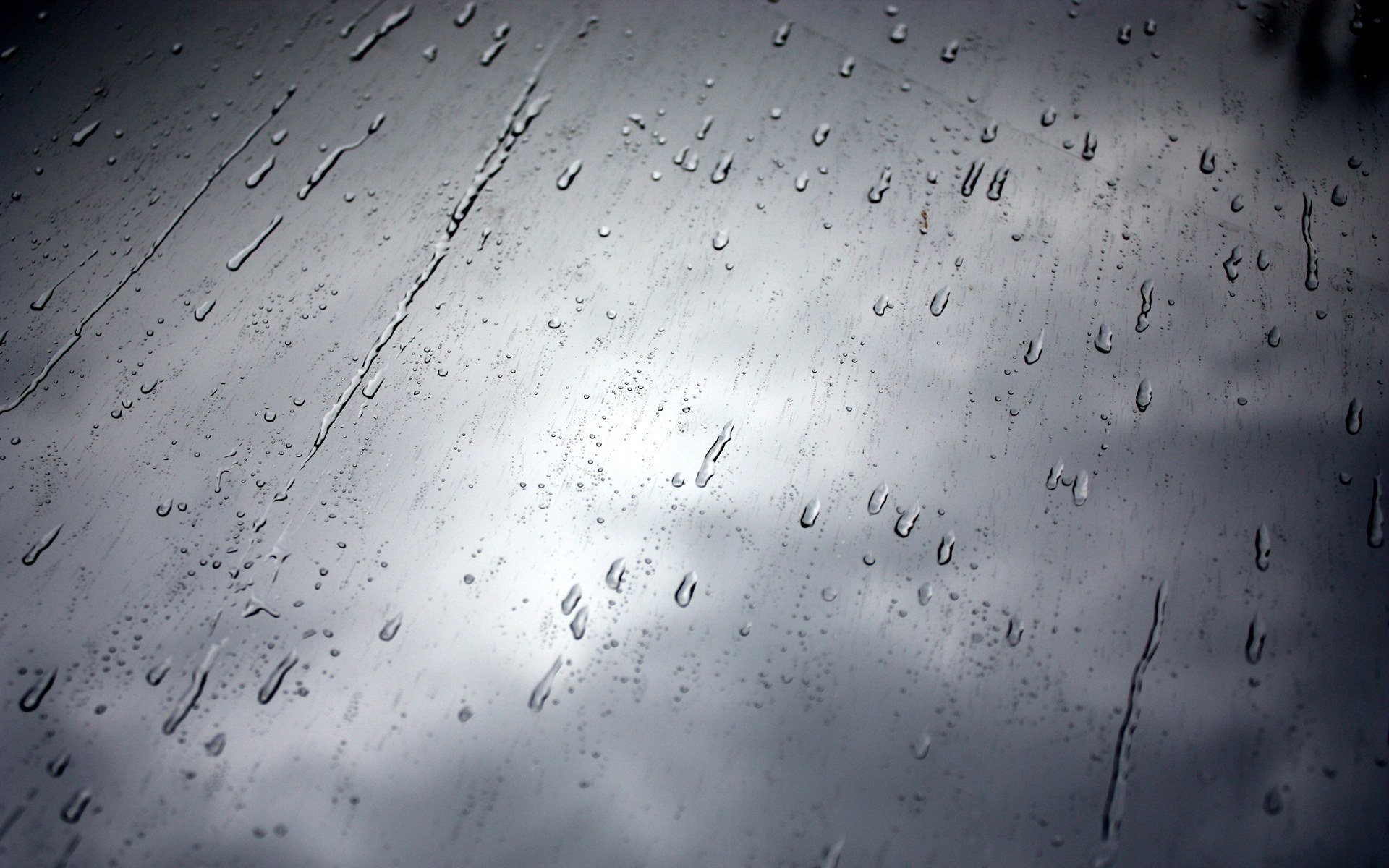 1920x1200 rainy day rain glass window drops sky black and white