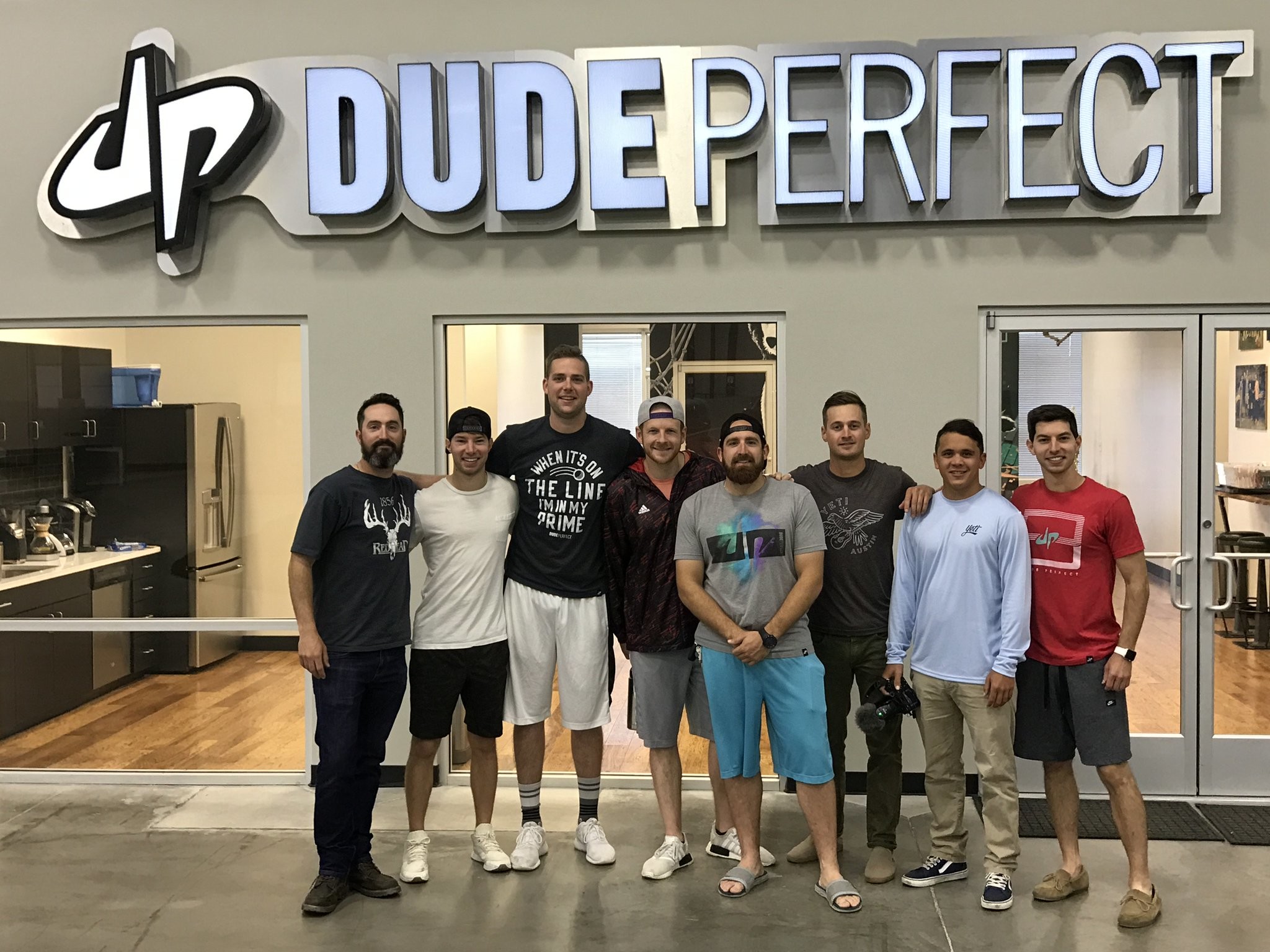 2048x1536 Dude Perfect on Twitter: "Great time today with @BadFishTv! Thanks for  swing by fellas! https://t.co/NQYQPvZmVu"