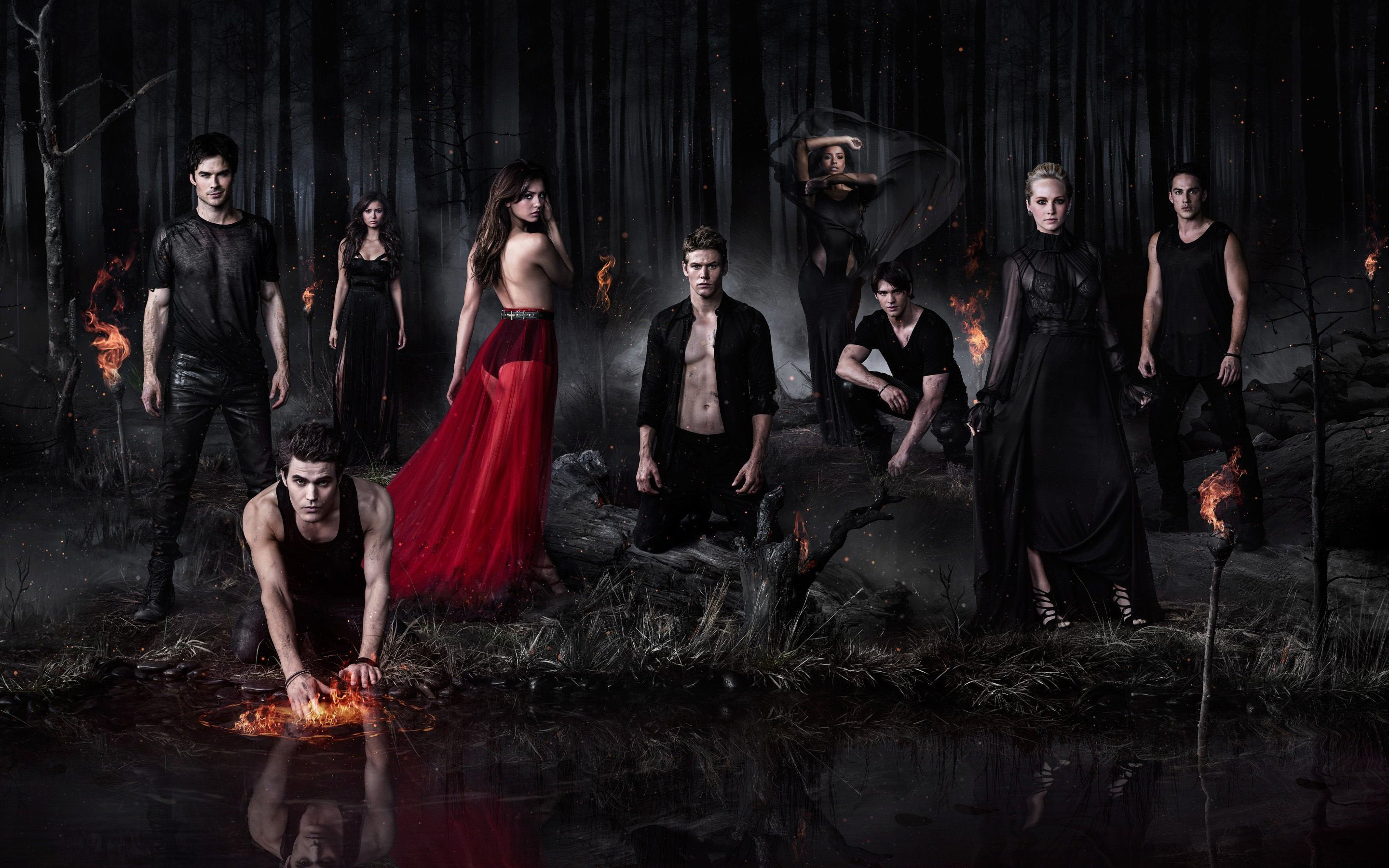 2880x1800 ... the vampire diaries, tv, poster film, hd, background, wallpaper