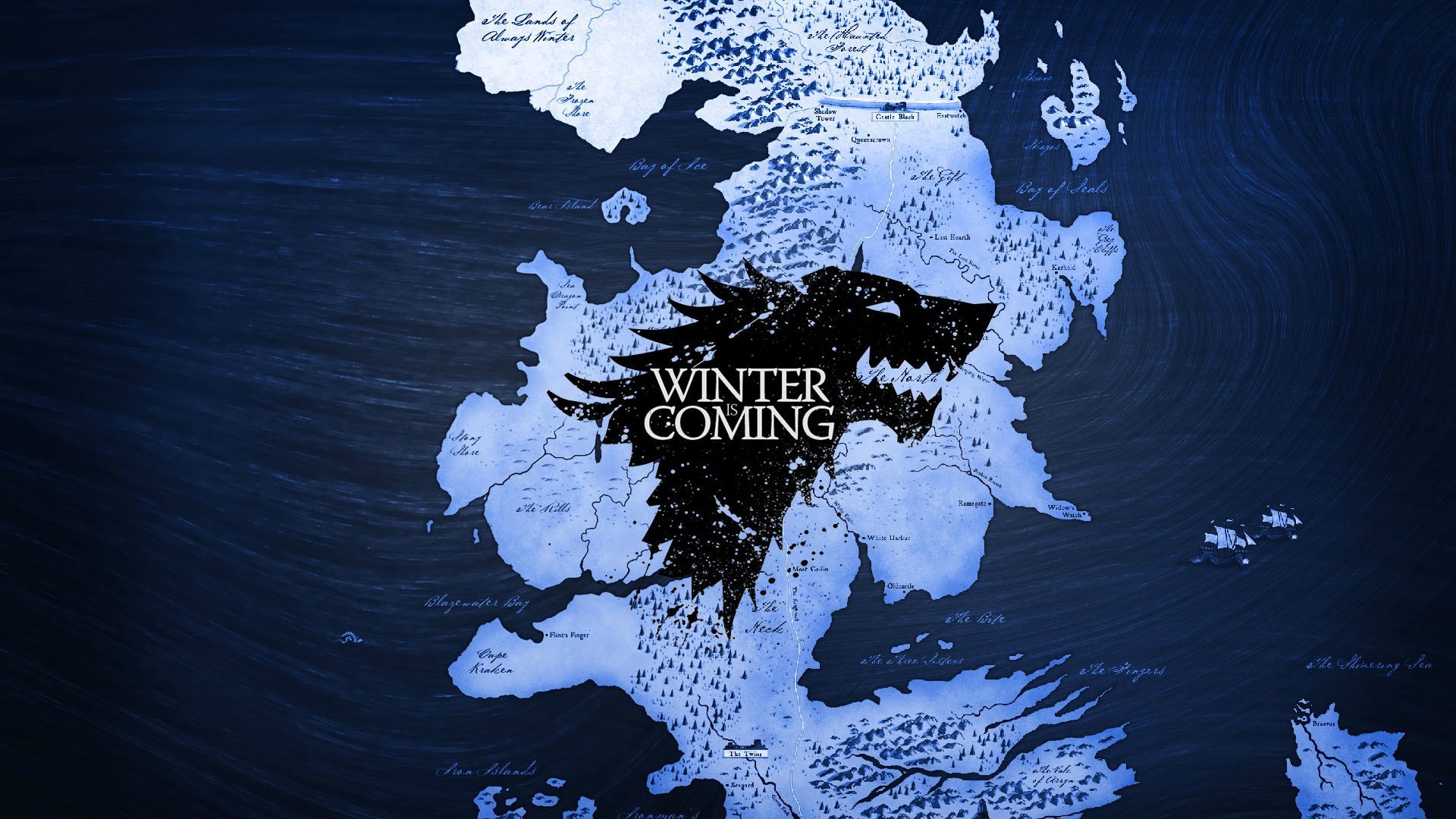 1920x1080 Game Of Thrones, Map, Winter Is Coming, House Stark Wallpapers HD / Desktop  and Mobile Backgrounds