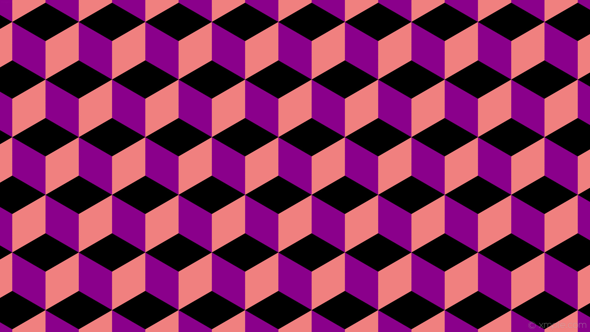 1920x1080 wallpaper red 3d cubes purple black dark magenta light coral #8b008b  #f08080 #000000