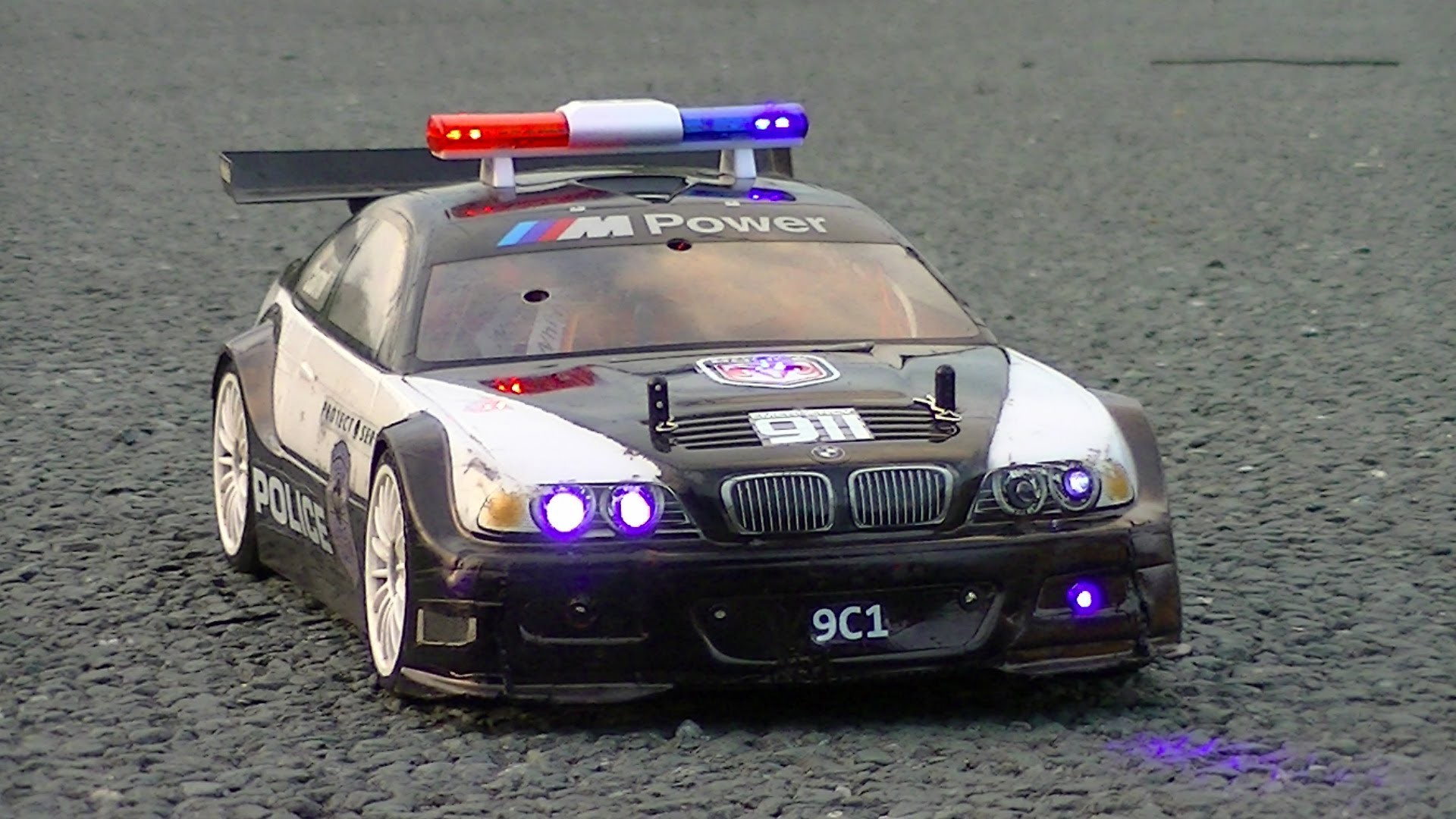 1920x1080 RC POLICE CAR SWOOPS IN ON ILLEGAL TRAXXAS UNDERGROUND STREET RACING -  YouTube