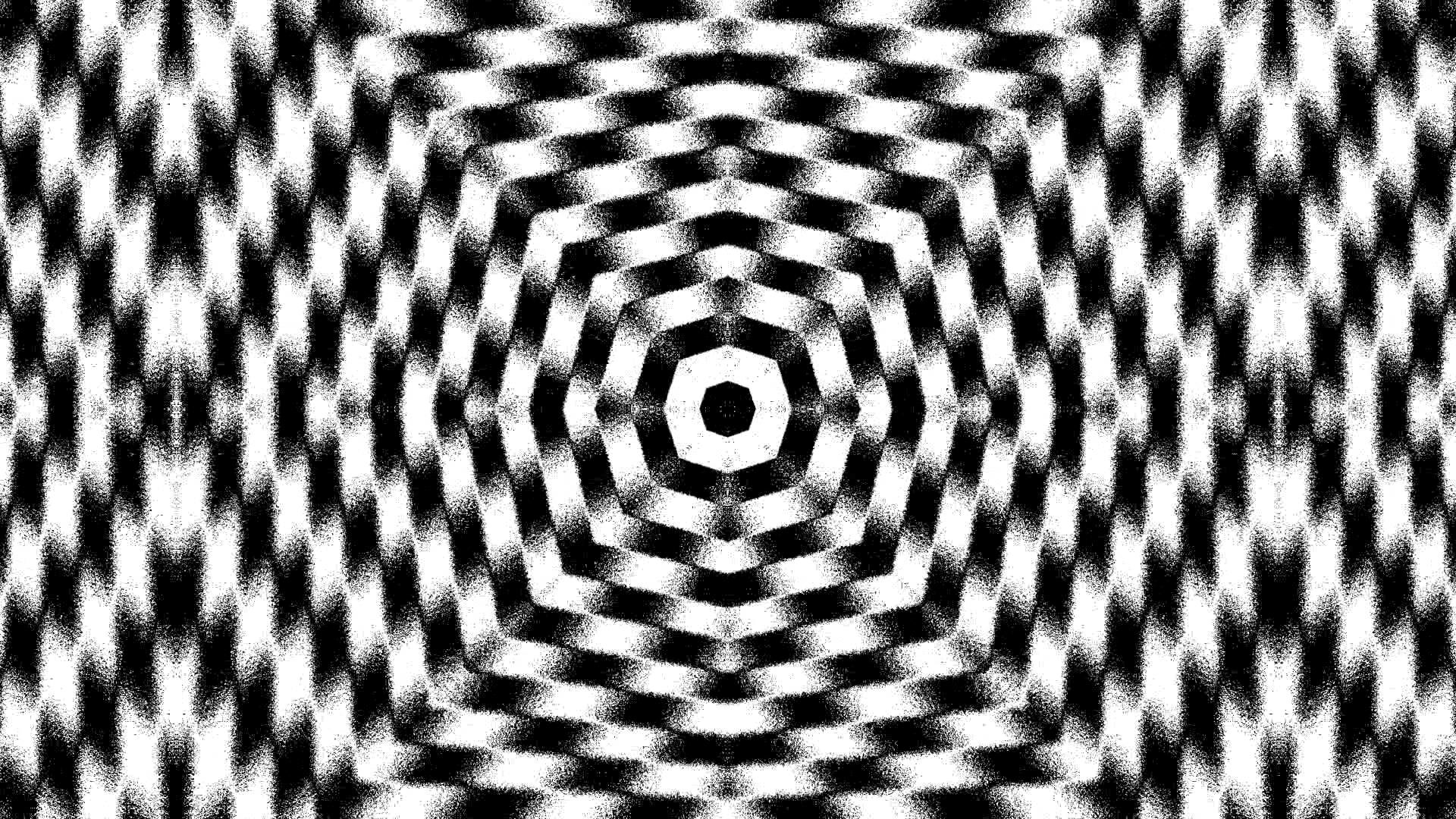 1920x1080 Intense kaleidoscopic effect on black and white checkerboard. - YouTube