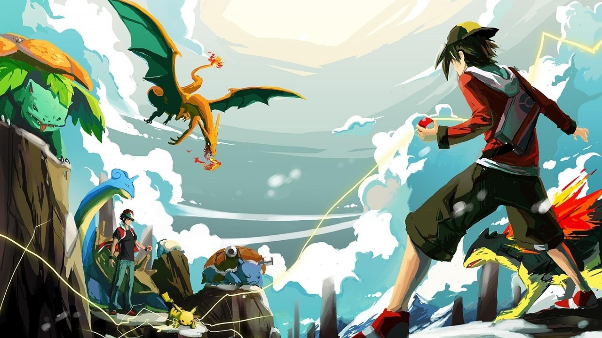 Pokemon, anime, HD wallpaper