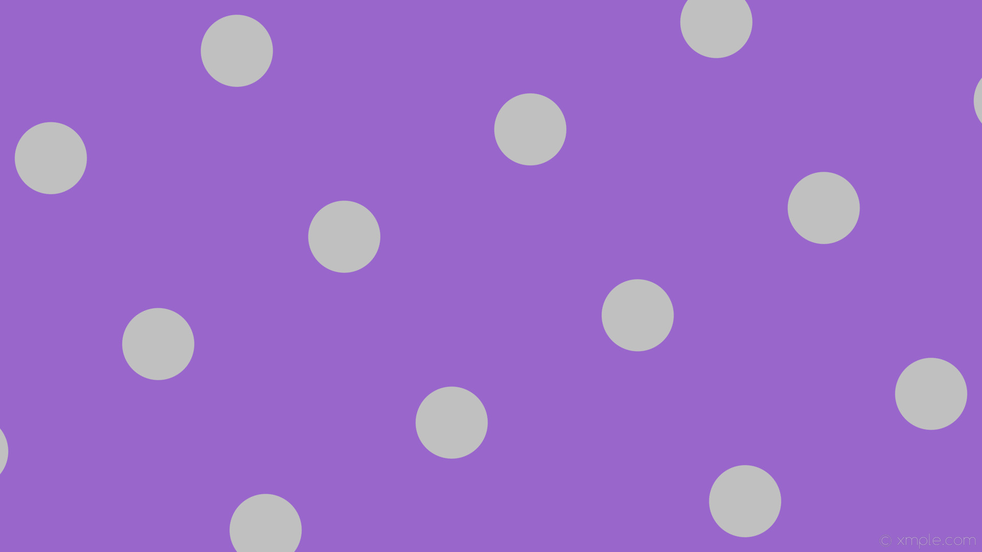 1920x1080 wallpaper purple grey spots dots polka amethyst silver #9966cc #c0c0c0 120Â°  141px 420px