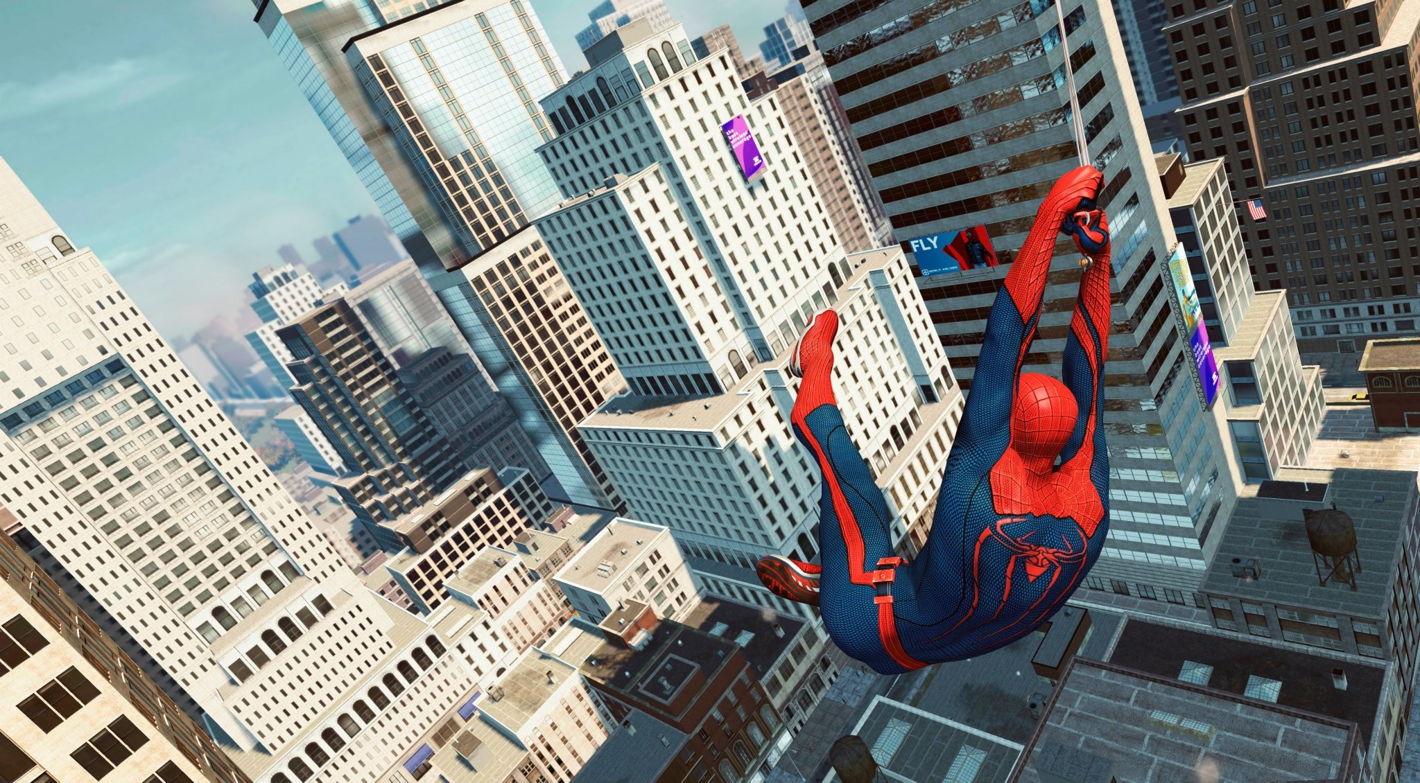 2048x1130 The Amazing Spider-Man 2012 City Wallpaper