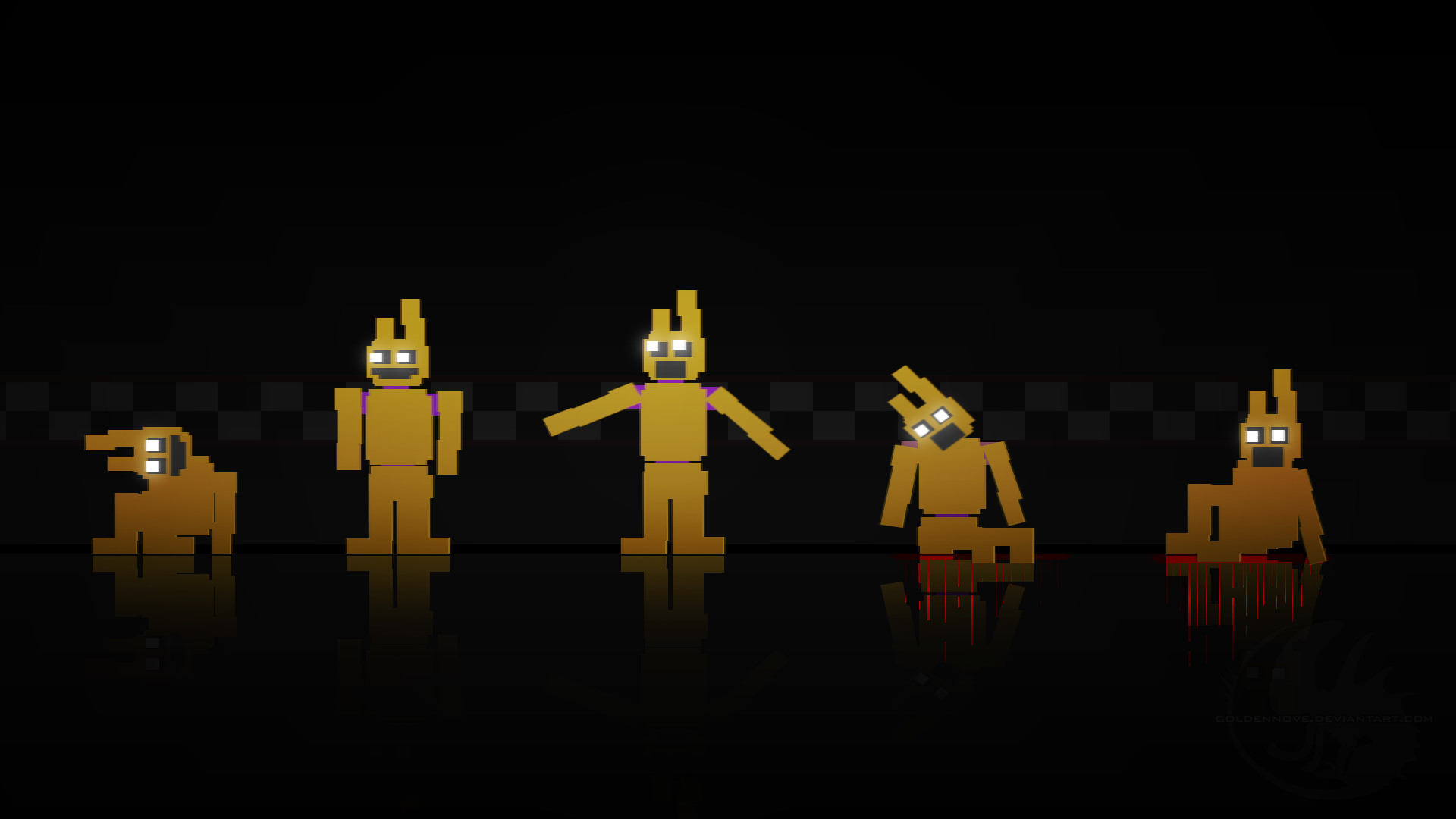 1920x1080 ... Five Nights at Freddy's 3 - wallpaper by GoldenNove