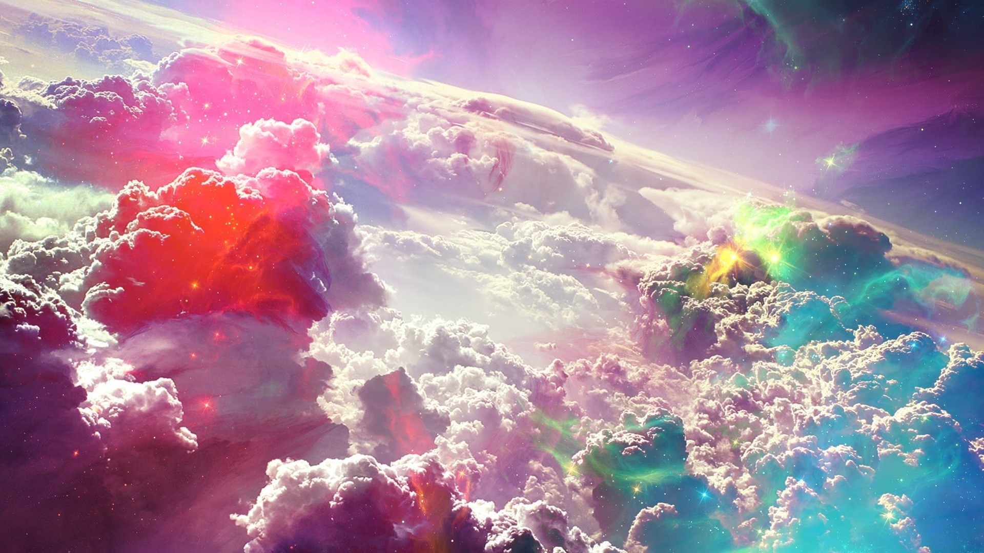 1920x1080 Colorful Clouds beautiful atmosphere 4k wallpaper | HD .