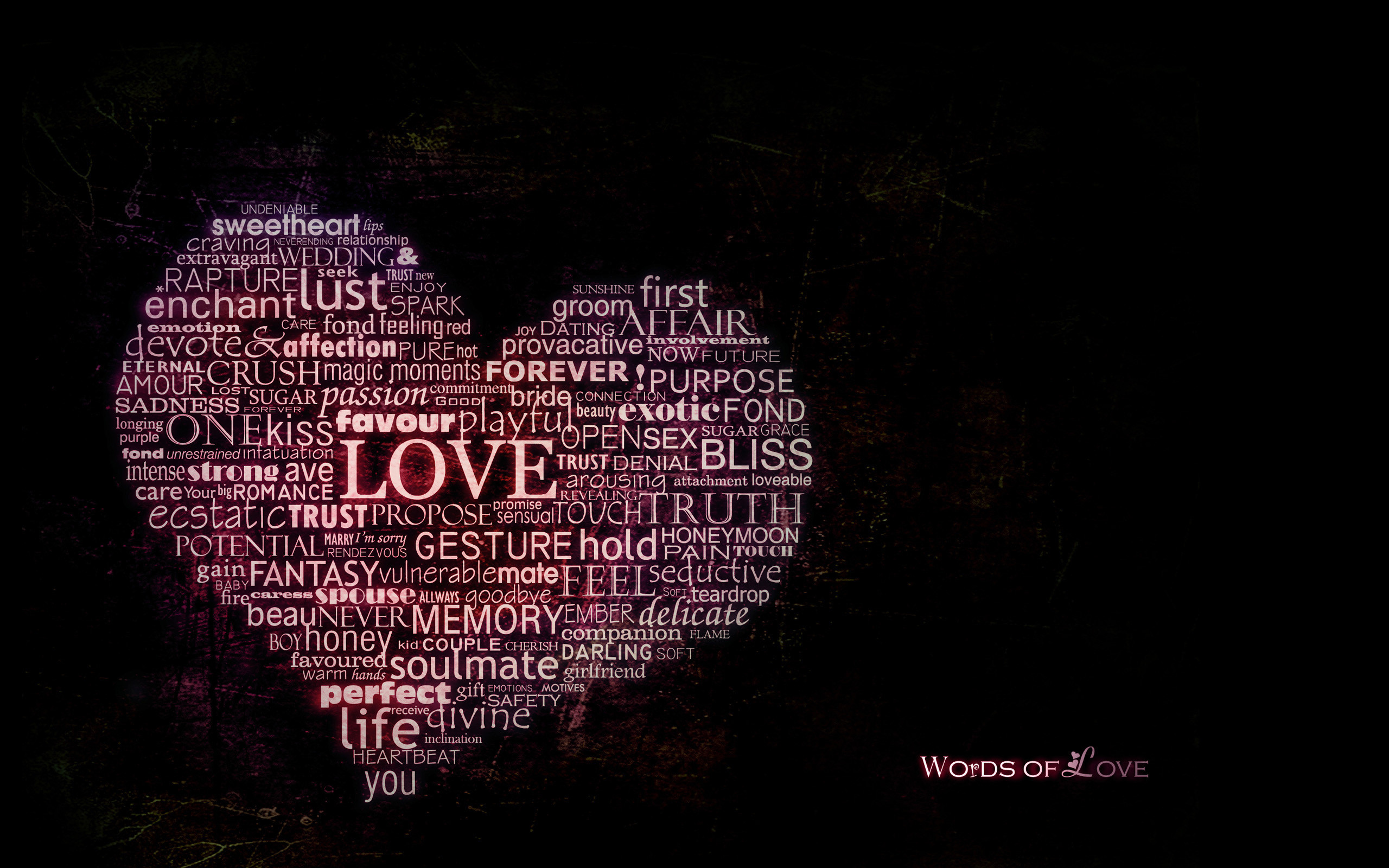 2560x1600 Beautiful Love Words Wallpaper