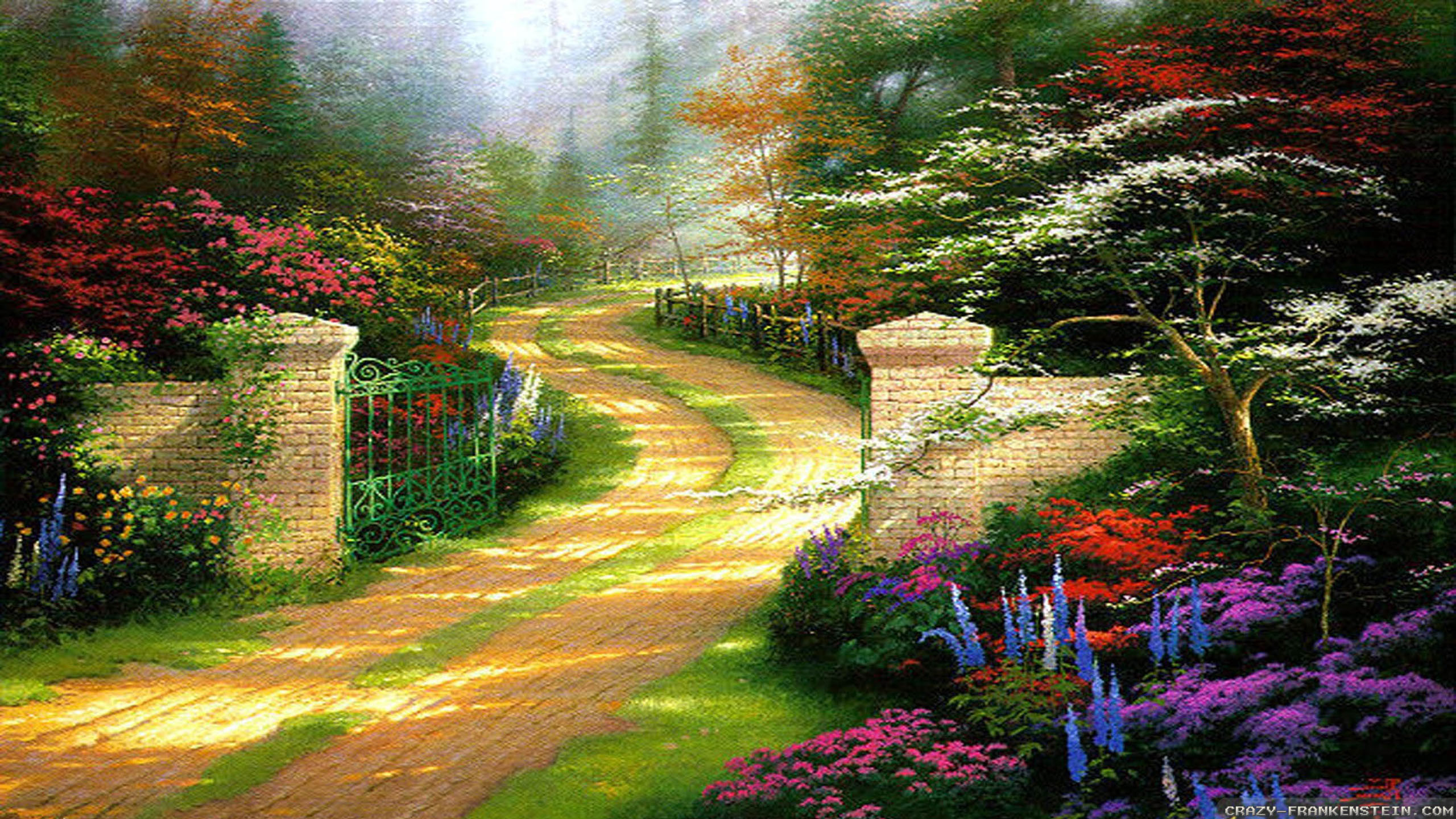 2560x1440 Wallpaper: Spring gate Spring nature wallpapers. Resolution: 1024x768 |  1280x1024 | 1600x1200. Widescreen Res: 1440x900 | 1680x1050 | 1920x1200