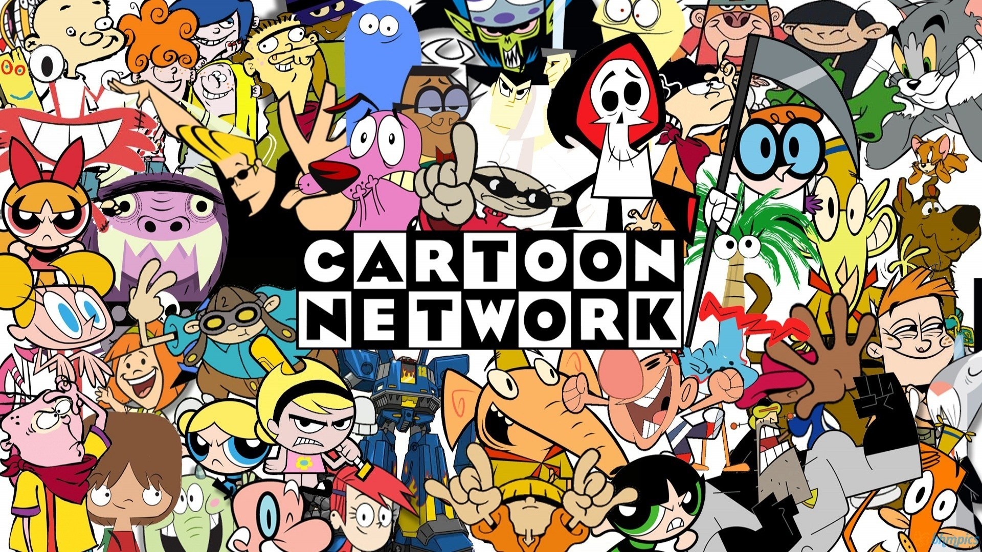 1920x1080 General digital art alternative art movies Cartoon Network Courage the Cowardly  Dog Dexter's Laboratory Powerpuff Girls Scooby-Doo Tom and Jerry Johnny ...