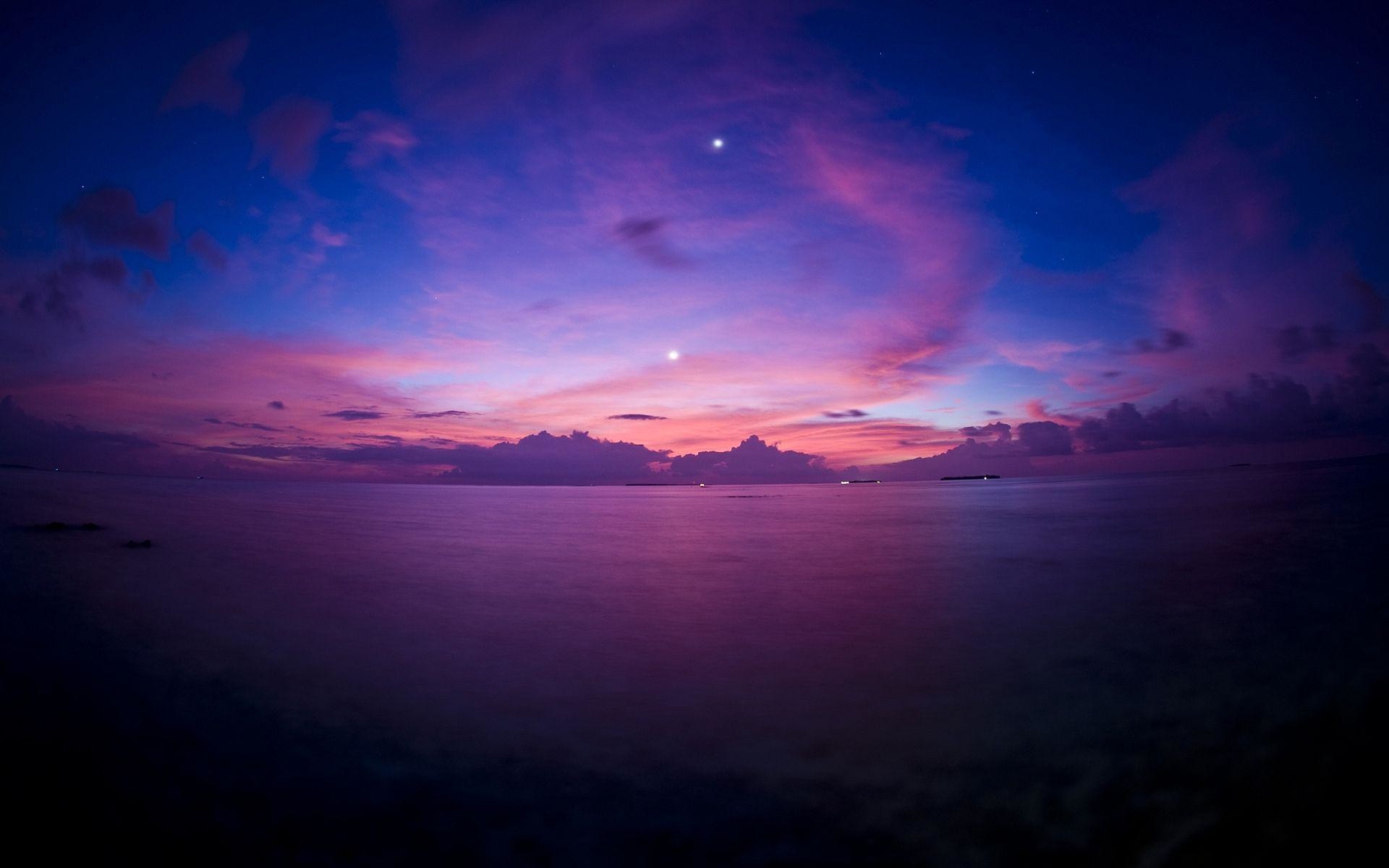 1920x1200 Purple Sunset Wallpapers | HD Wallpapers