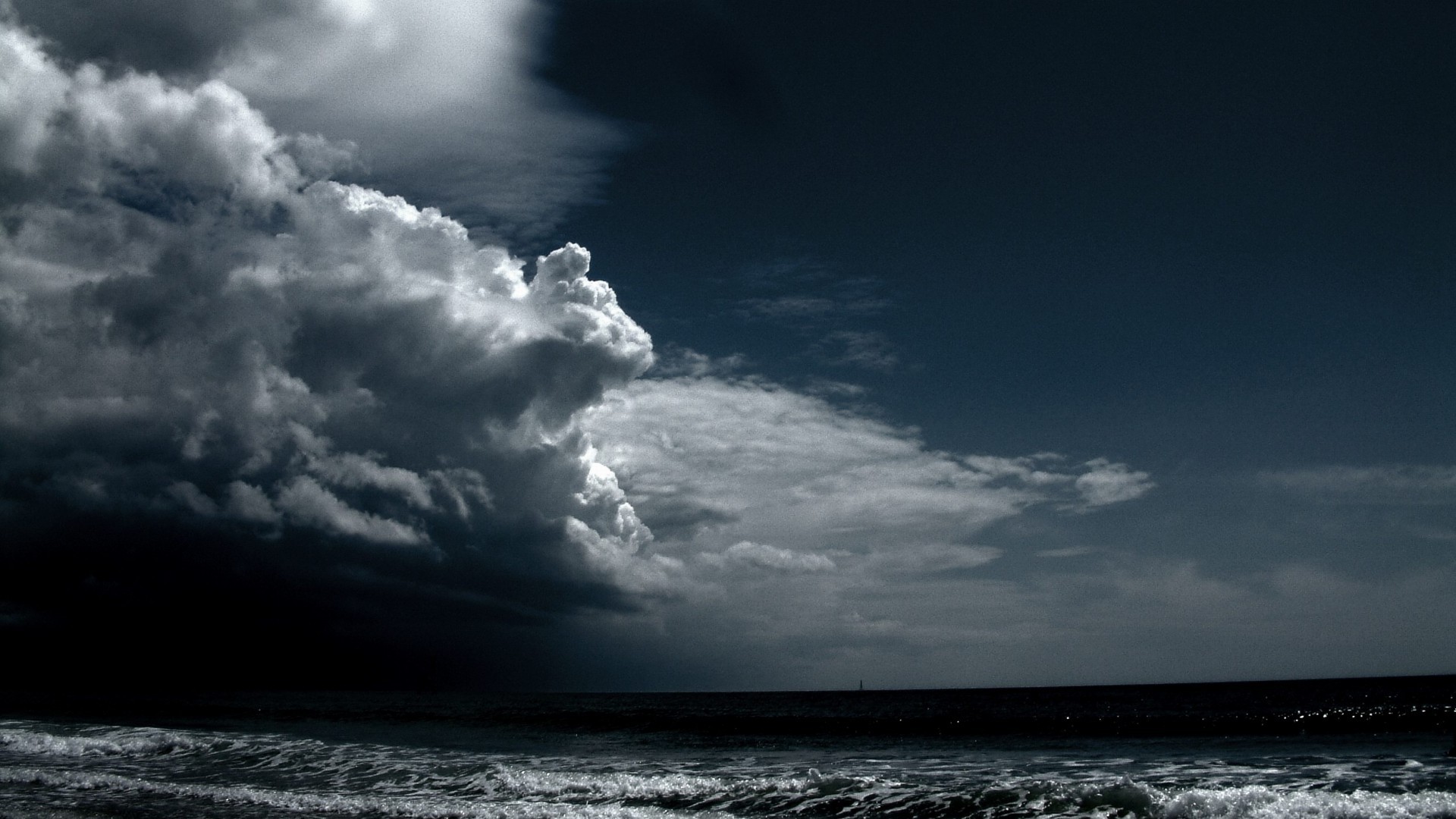 1920x1080 ... Ocean Storm Clouds Desktop Backgrounds | ChillCover.com Storm Wallpaper  ...